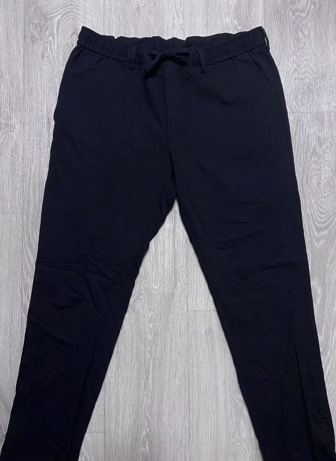 These Glory Days These Glory Days T Ollie Pants Drawstring Black Wool Trouser Size US 32 / EU 48 - 6 Thumbnail