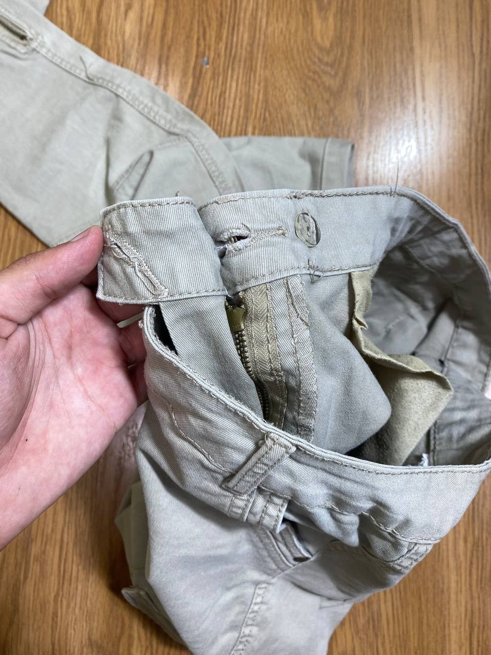 Vintage VTG Balenciaga Junya Watanabe Style Cargo Y2K Jeans 90s Size US 32 / EU 48 - 19 Thumbnail