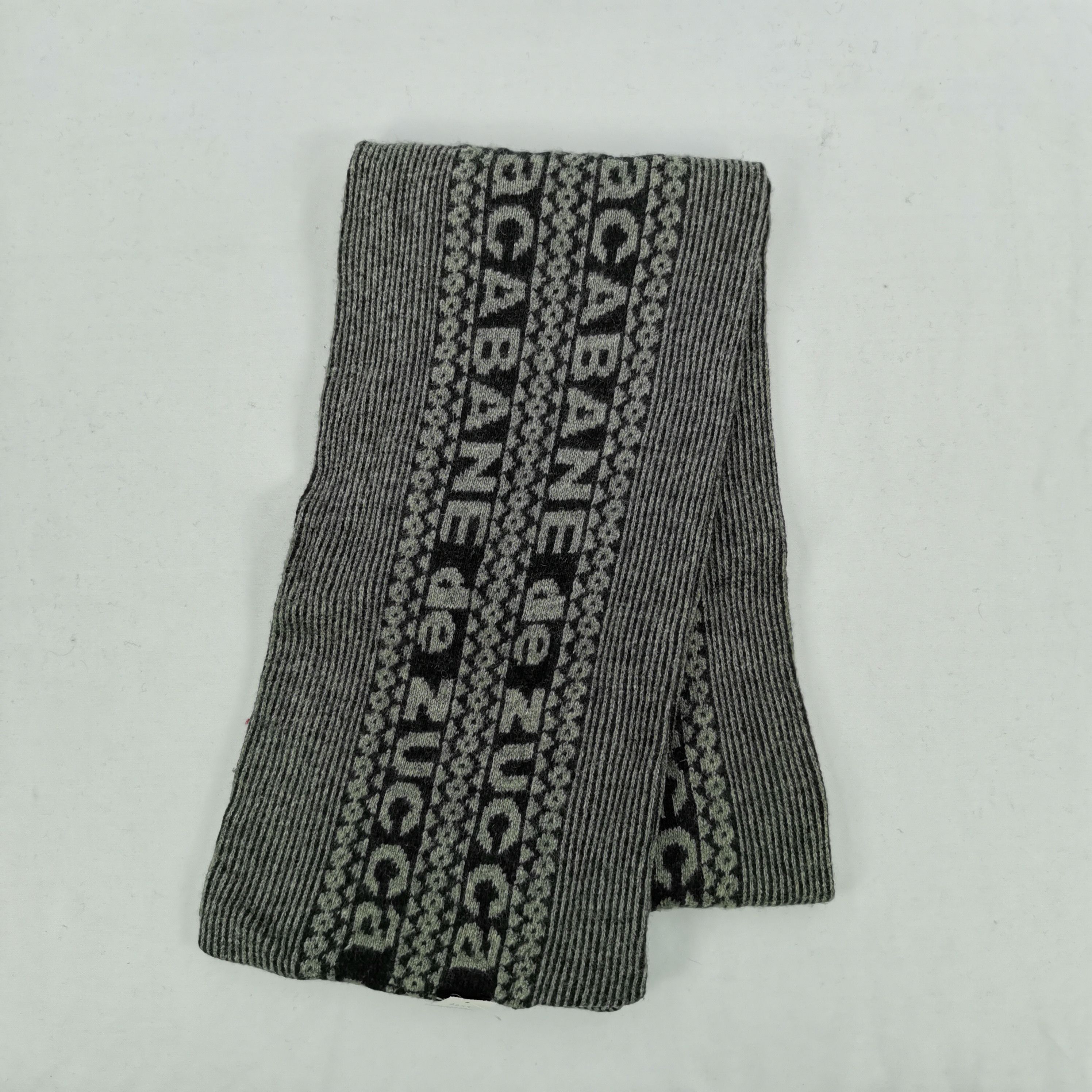 CABANE de ZUCCa × Vintage Vintage CABANE de ZUCCA Scarf Wool Cashmere Scarves. Size ONE SIZE - 3 Thumbnail