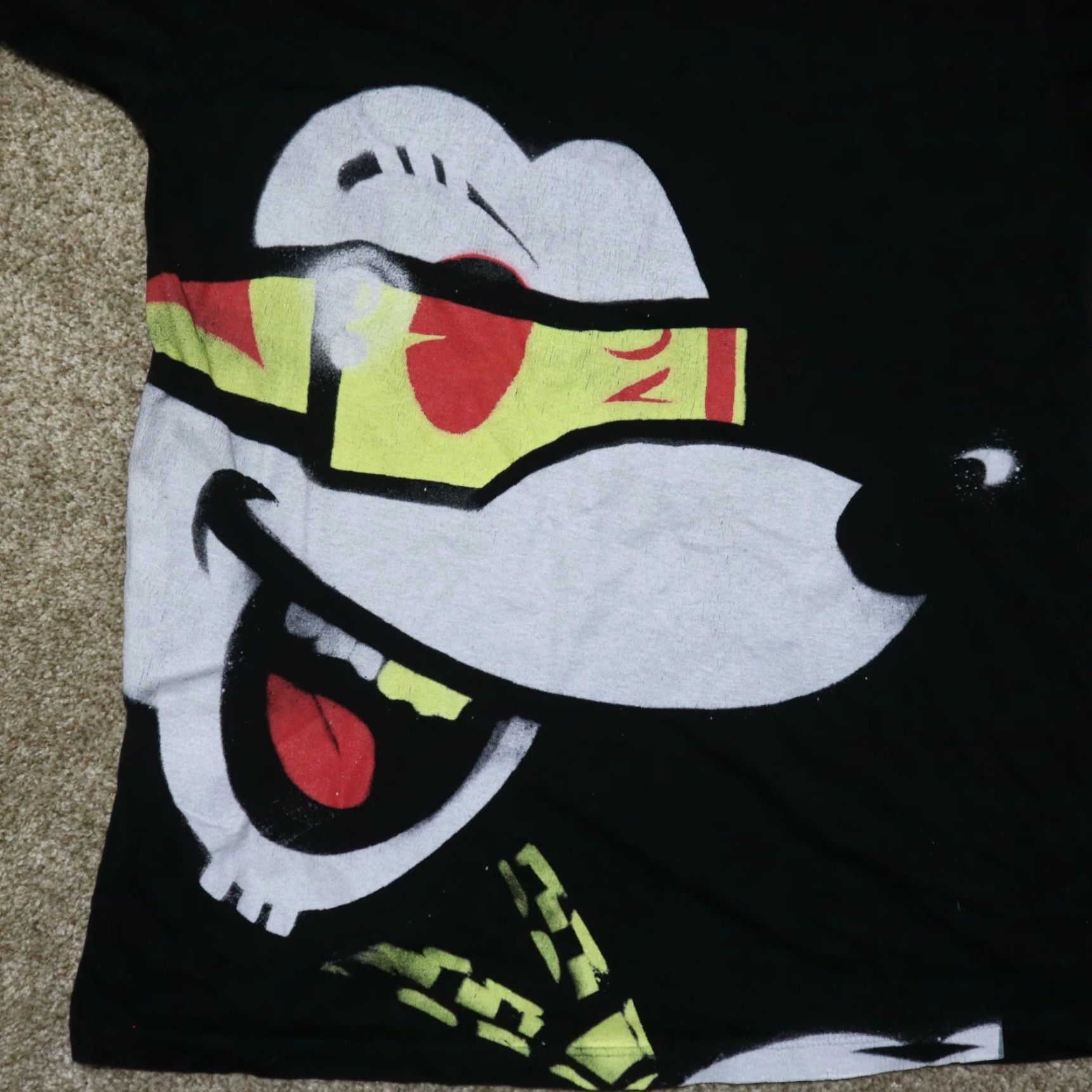 Vintage Vintage Mickey Mouse T-Shirt Men Medium Black Disney Retro Graphic Art 90s Size M Size US M / EU 48-50 / 2 - 2 Thumbnail
