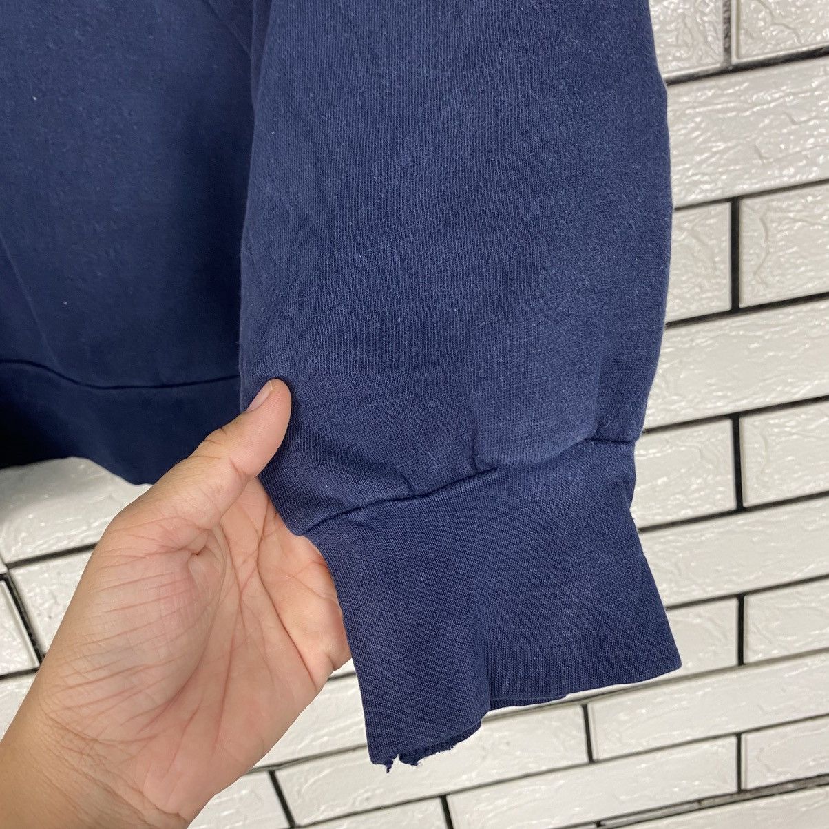 Issey Miyake Vintage Indigo Sweatshirt Beams Tokyo Big Logo Size US L / EU 52-54 / 3 - 12 Thumbnail