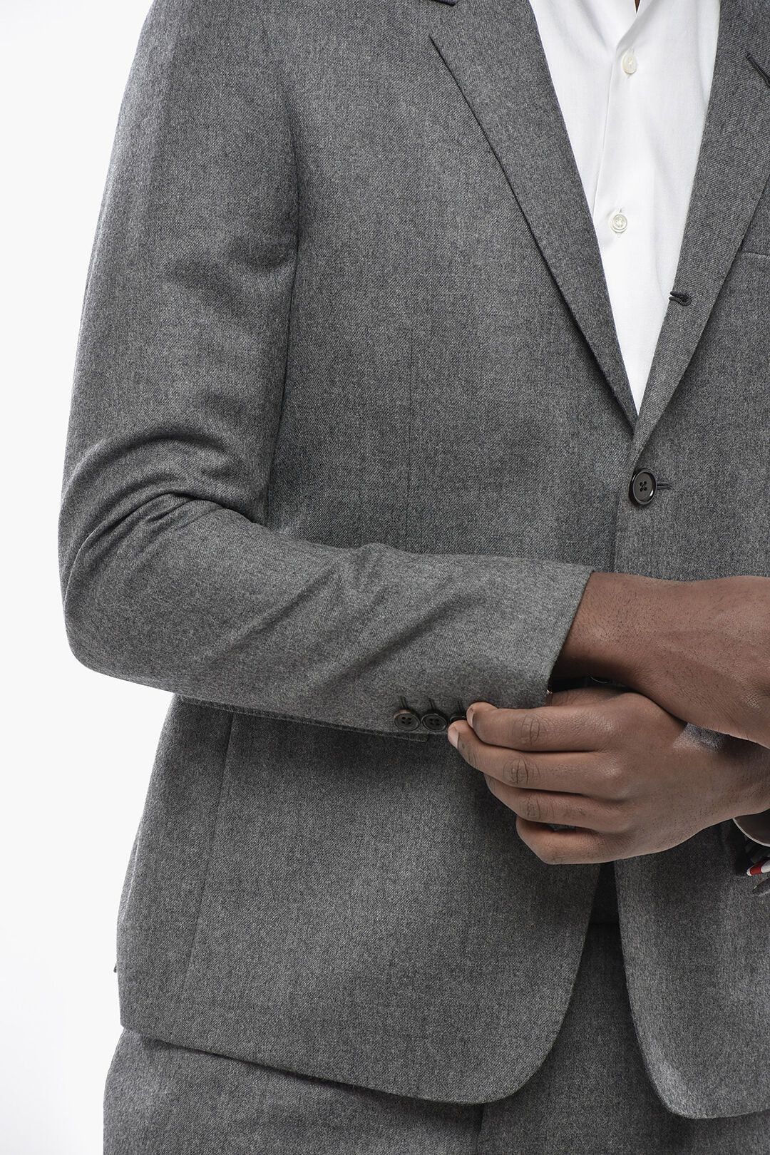 Thom Browne og1mm0426 3-Button Wool Suit in Grey Size US M / EU 48-50 / 2 - 3 Thumbnail