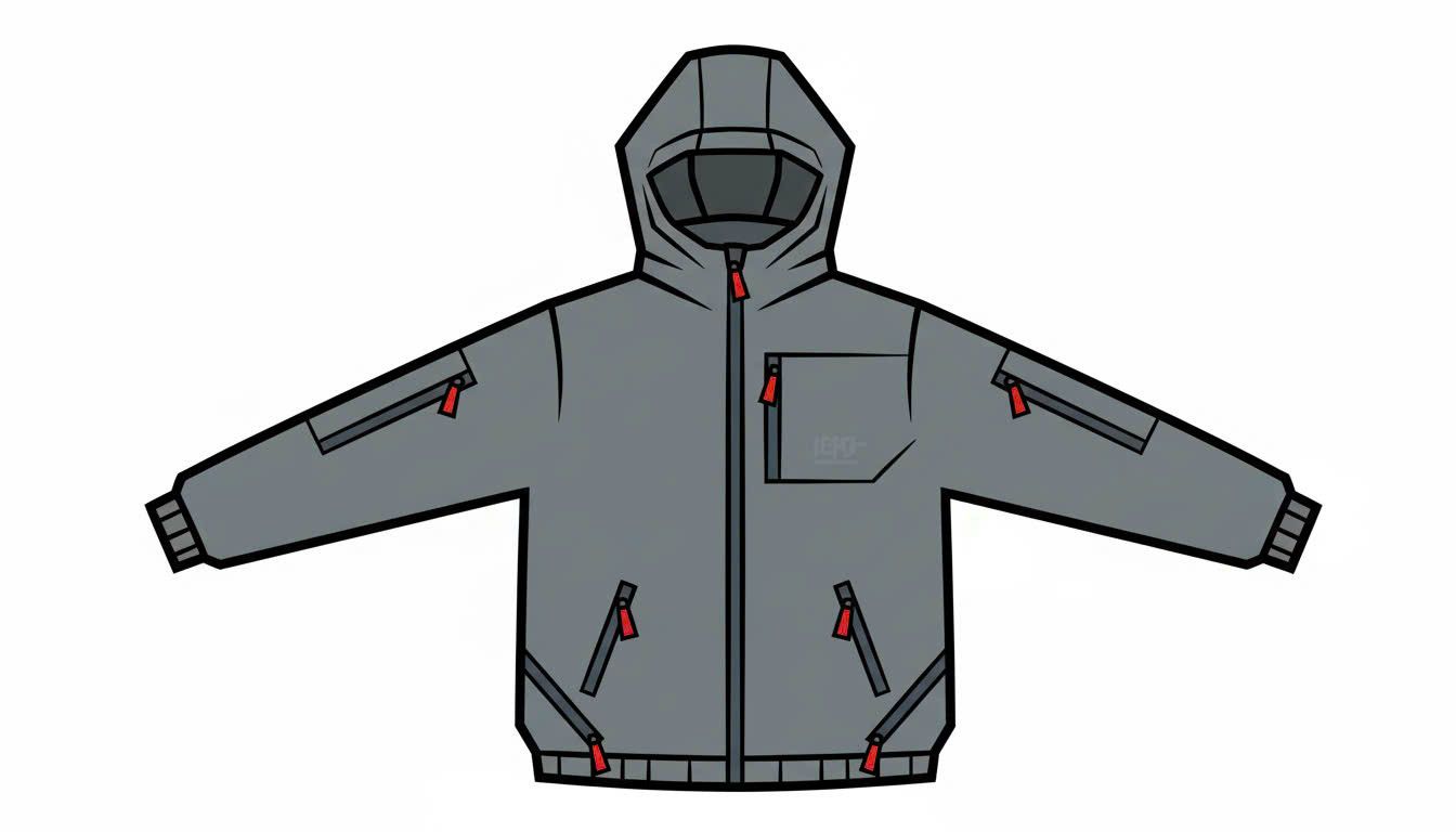 K@PO TECHWEAR WINDBREAKER JACKET
