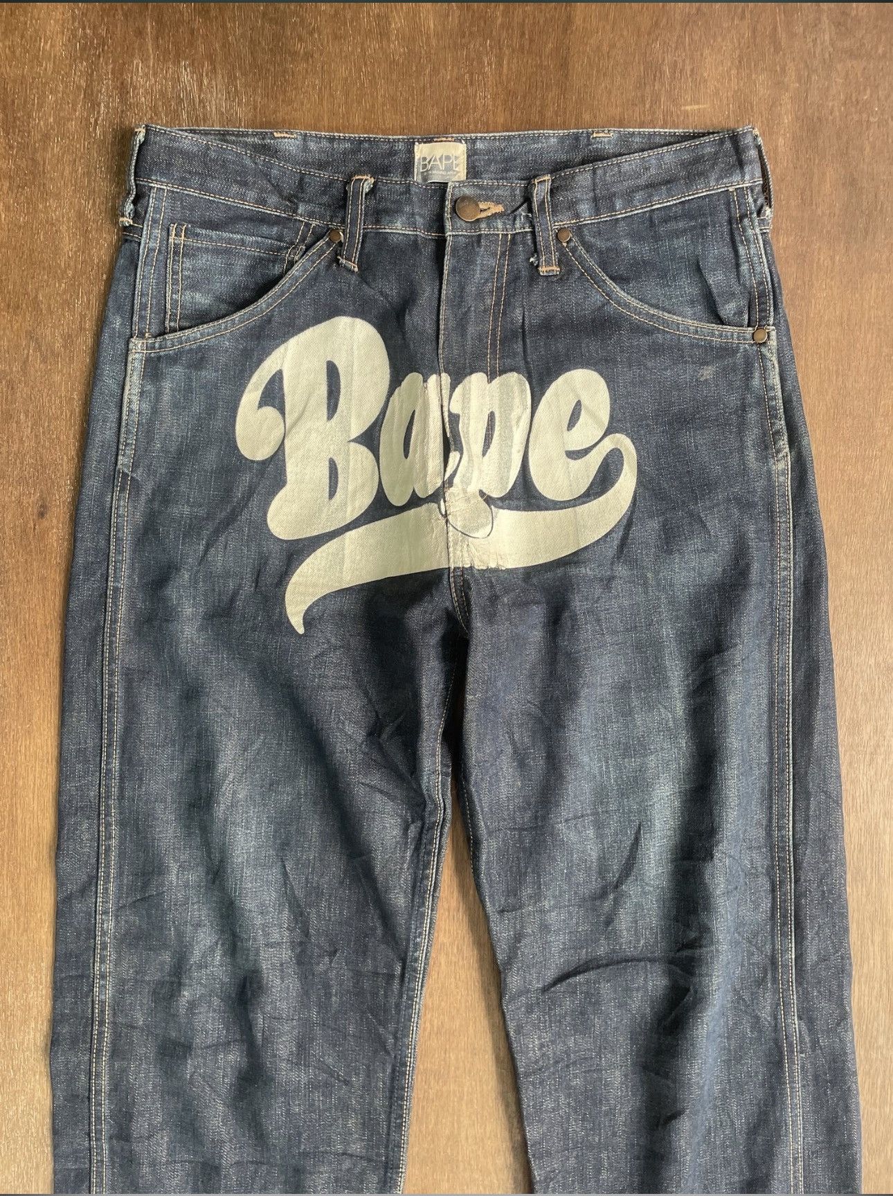 Bape Bape X Nigo Jeans Size US 32 / EU 48 - 2 Thumbnail