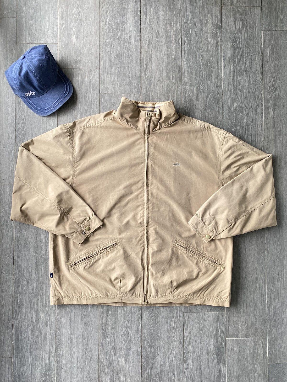 Nike × Vintage Vintage 90’s Nike Spell Out Embroidered Jacket Size US M / EU 48-50 / 2 - 3 Thumbnail