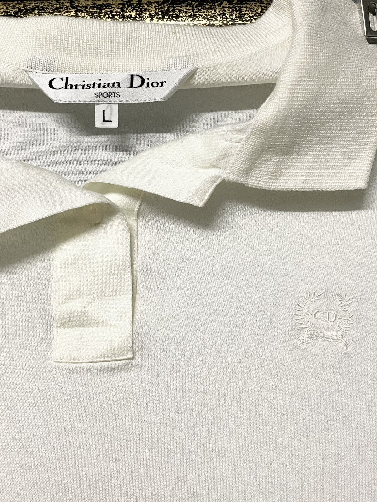 Christian Dior Monsieur Vintage Christian Dior Small Classic Embroidered Logo Polo Size US M / EU 48-50 / 2 - 8 Thumbnail