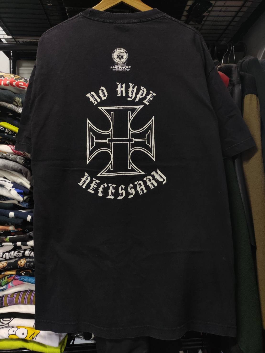 Vintage Vtg 00's Triple H " No Hype Necessary " Wrestle Mania Promo Size US XL / EU 56 / 4 - 2 Thumbnail