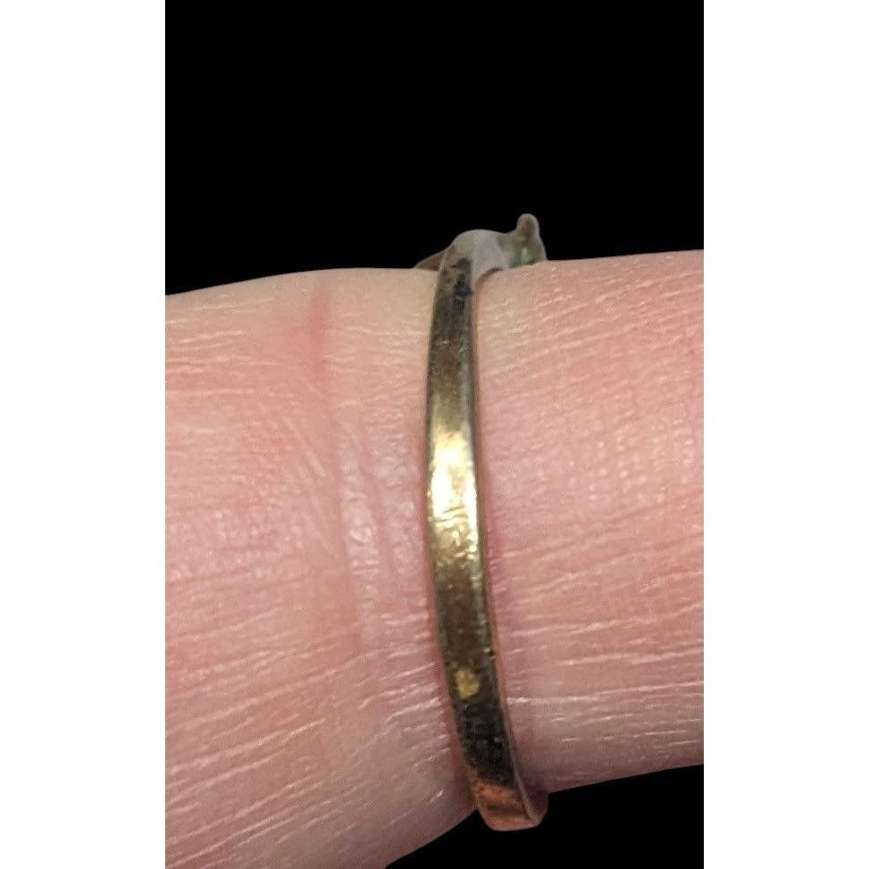 Other Vintage Elegant DAC Signed Fold Tone Floral Ring Size 8 Size ONE SIZE - 3 Thumbnail