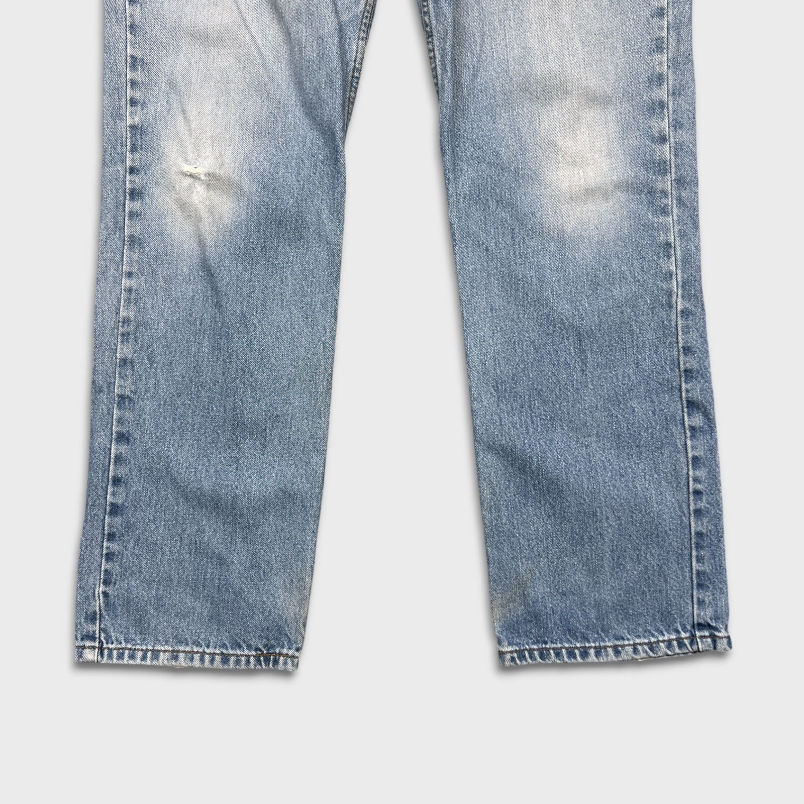 Levi's × Vintage Levi's 516 Jeans 34x32 Straight Leg Distressed Denim Pants Size US 34 / EU 50 - 3 Thumbnail