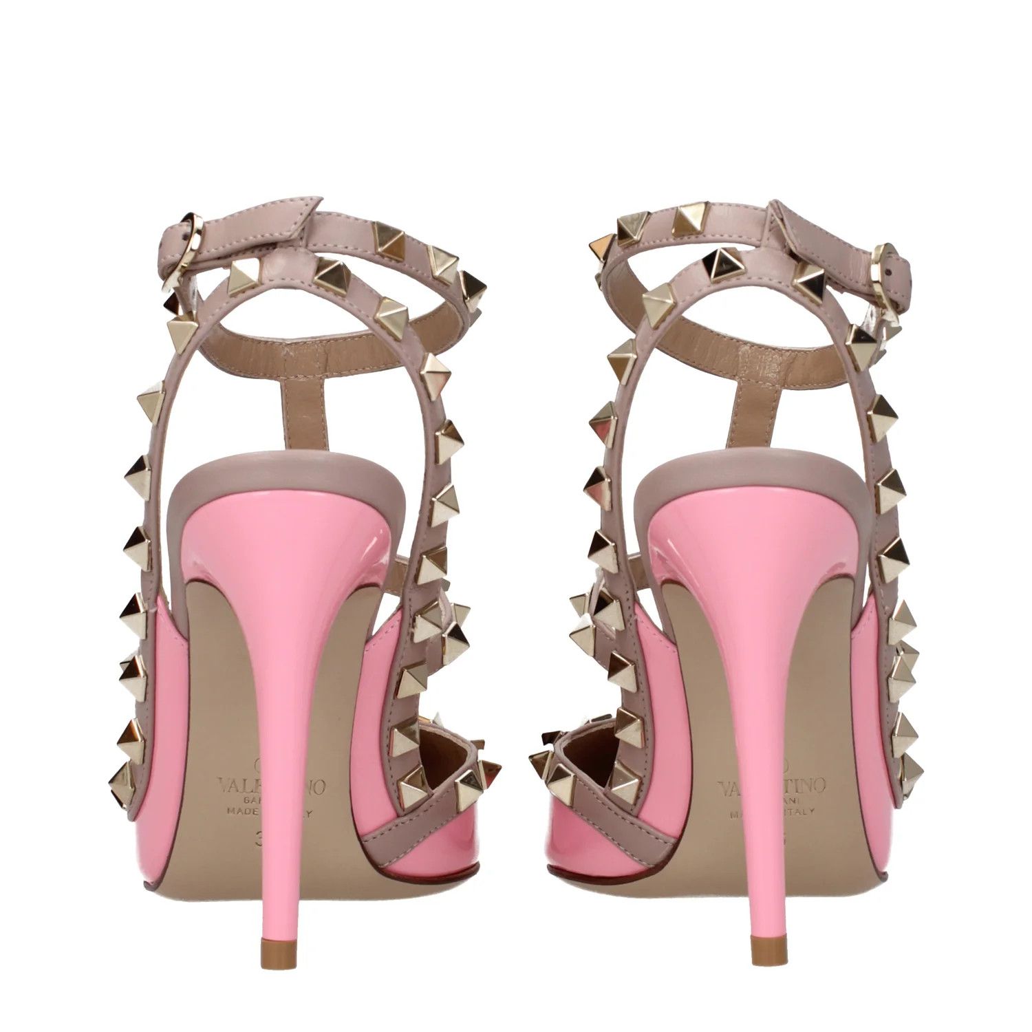 Valentino ob1o1e1224 Patent Leather Sandals in Pink/Bubble Size US 11 / IT 41 - 5 Thumbnail