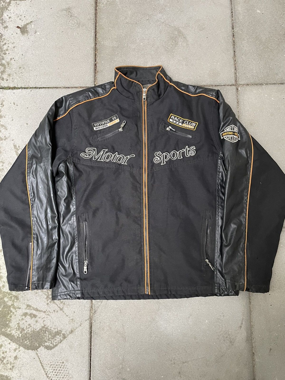 Harley Davidson × Vintage Vintage Harley Davidson Leather Jacket Japanese 90s Size US XL / EU 56 / 4 - 1 Thumbnail