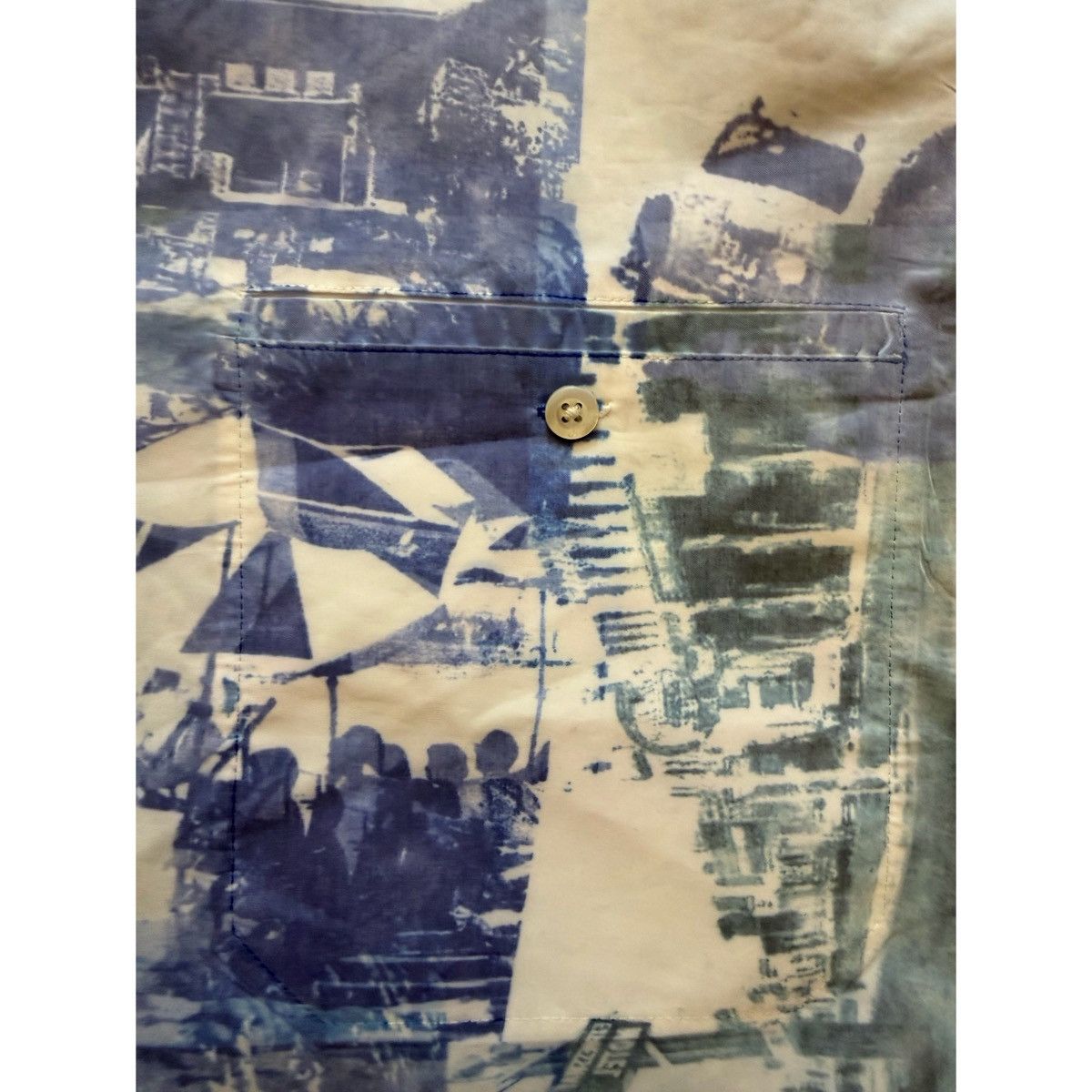 3.1 Phillip Lim 3.1 PHILLIP LIM BOXY POSTCARD PRINT WOVEN TOP Size US M / EU 48-50 / 2 - 15 Thumbnail