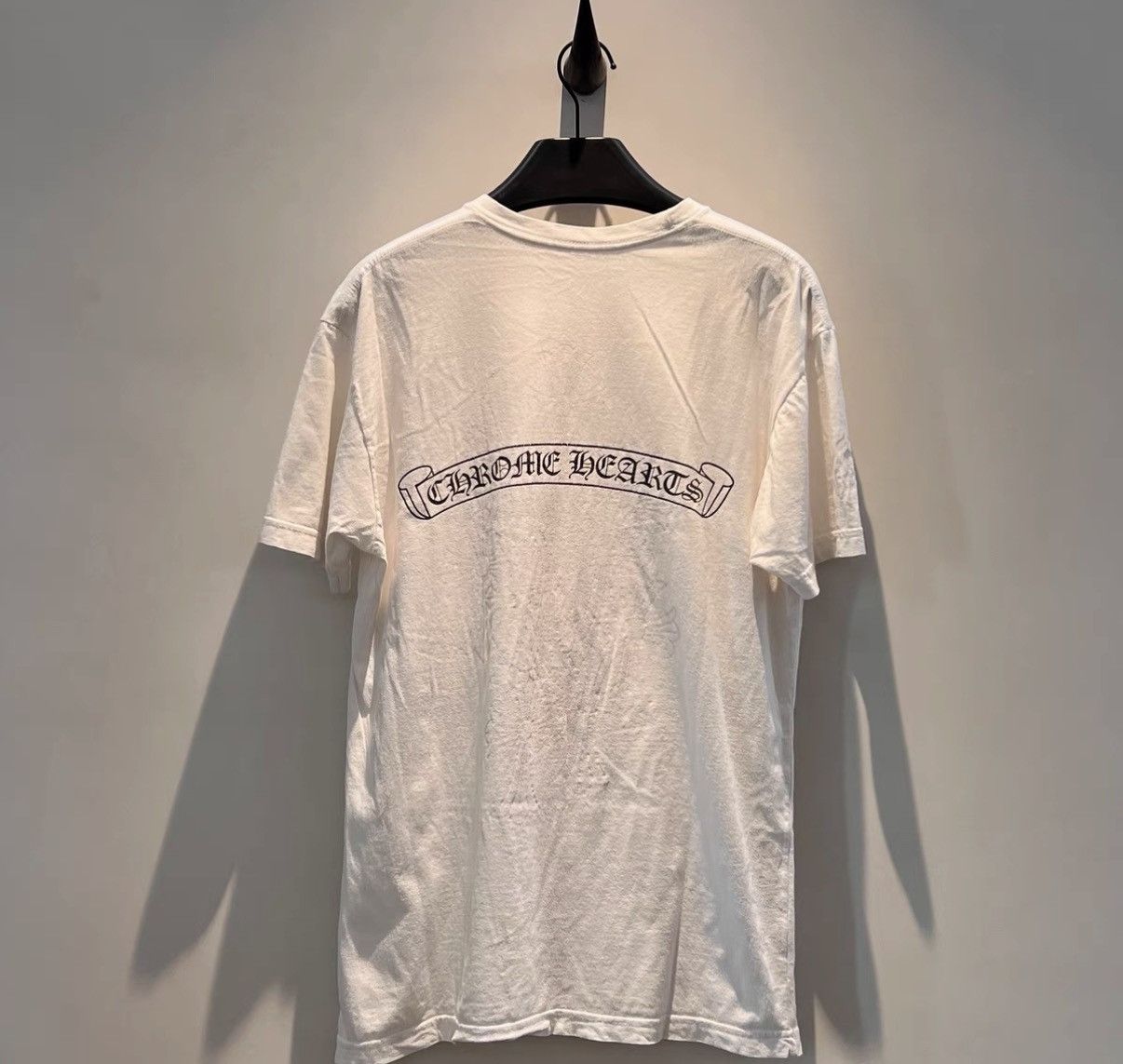Chrome Hearts Chrome Hearts Scroll Print Basic White T-Shirt Size US L / EU 52-54 / 3 - 1 Thumbnail