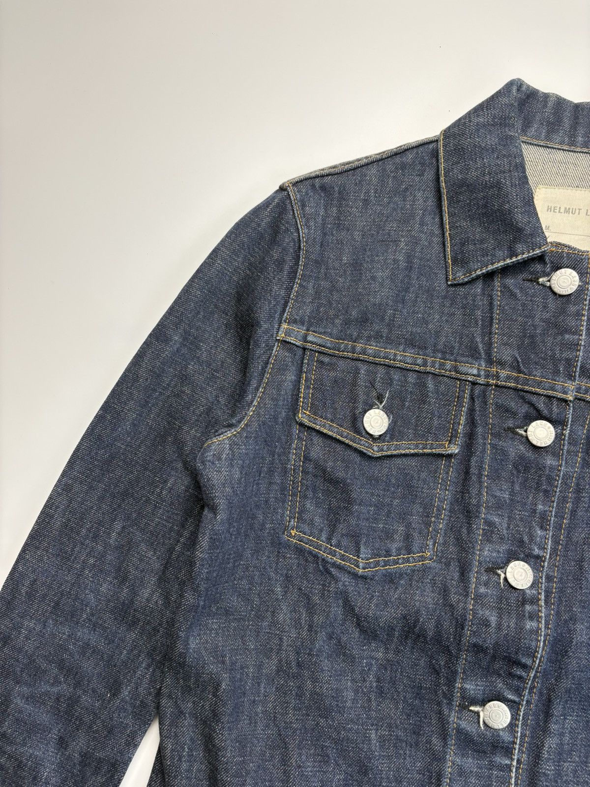 Helmut Lang Vintage 1999 Denim Jacket Size XS / US 0-2 / IT 36-38 - 4 Thumbnail