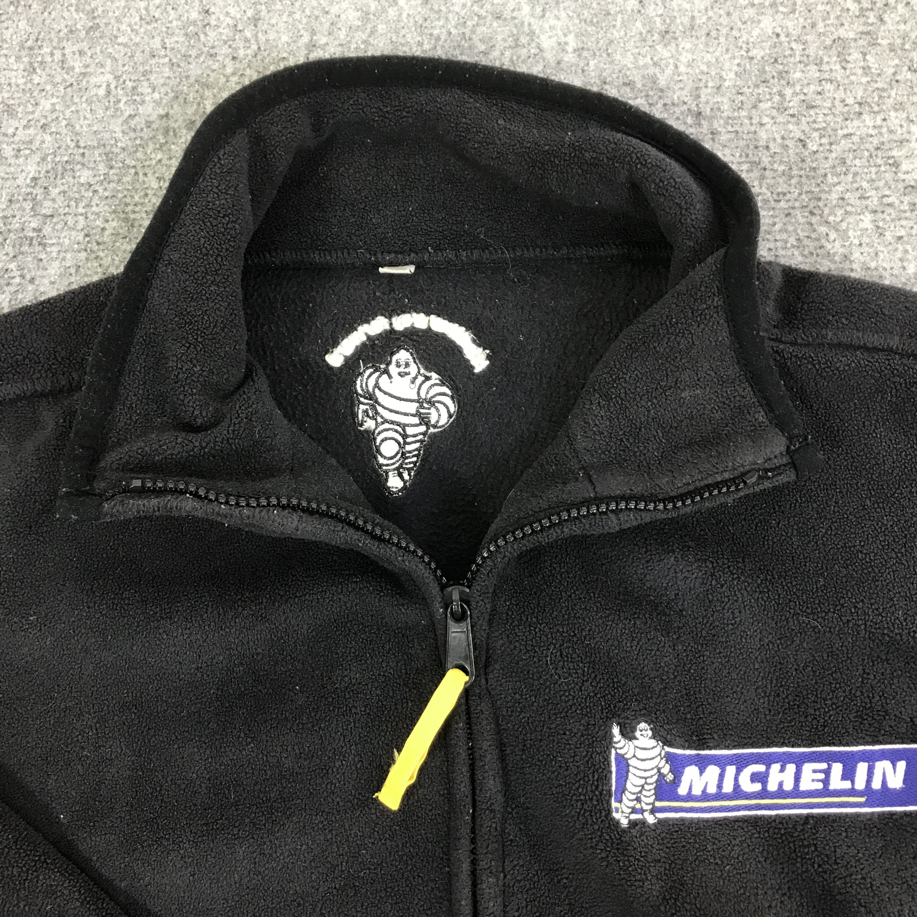 Japanese Brand Racing michelin fleece zipper jacket K105B21 Size US L / EU 52-54 / 3 - 9 Thumbnail