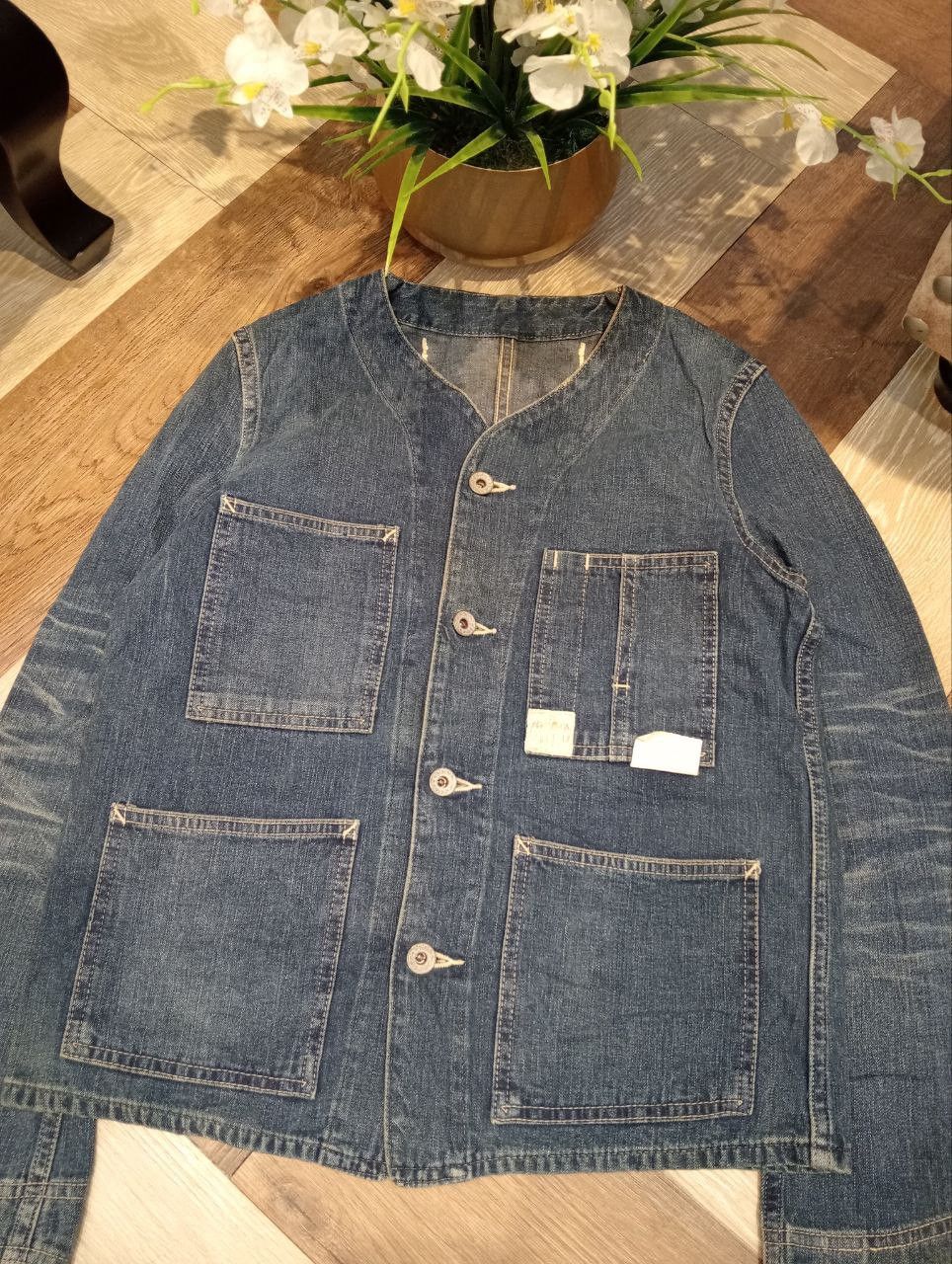 Japanese Brand HEADLIGHT JAPAN BEAMS DENIM JACKET - BOYS Size US XS / EU 42 / 0 - 4 Thumbnail