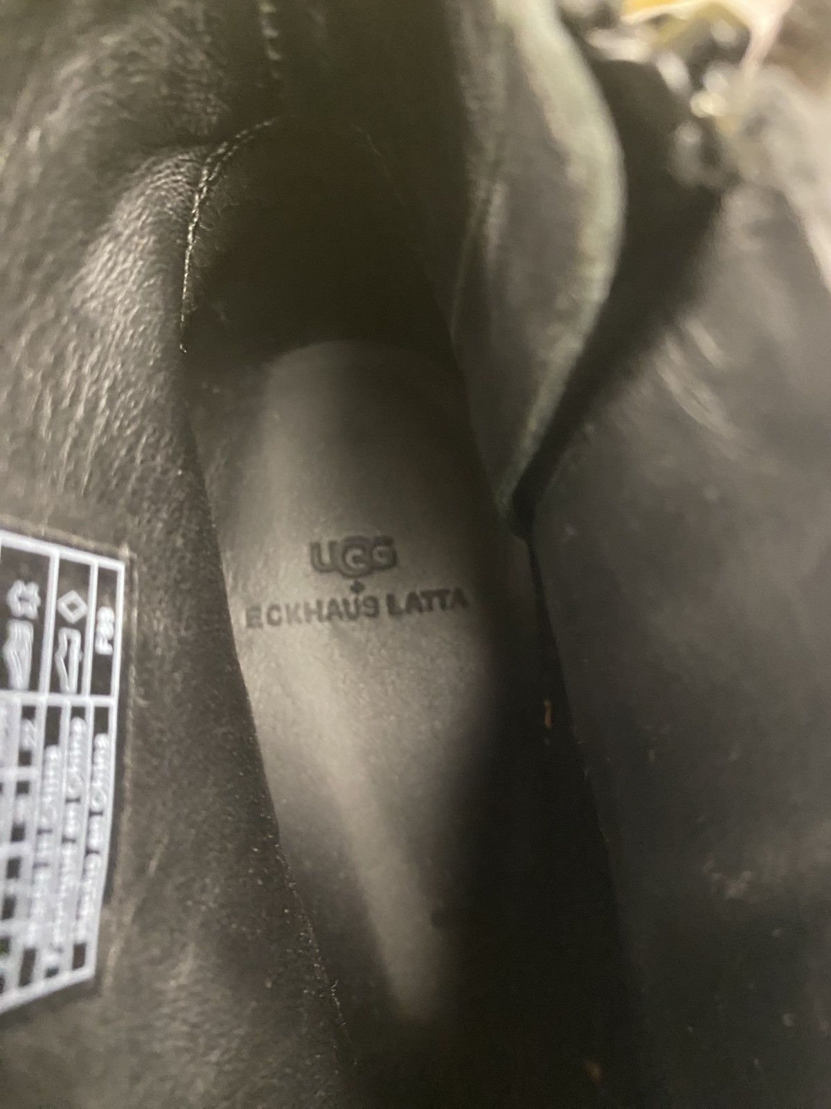 Eckhaus Latta Ugg X Eckhaus Latta Dark Leather Square Toe Boots Size: 36 Size US 6 / IT 36 - 3 Thumbnail