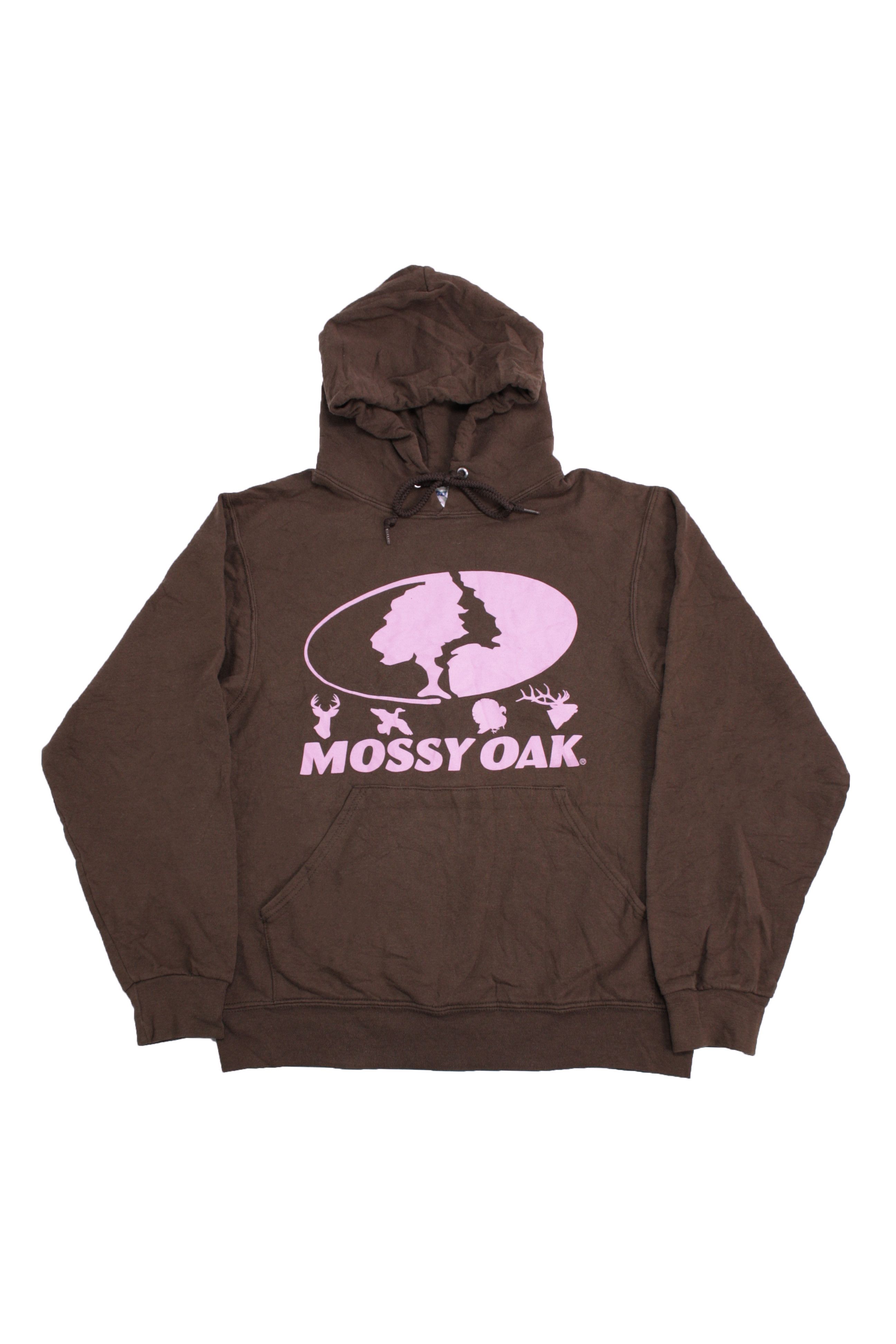 Vintage Mossy Oak Y2K Vintage Pink Logo Hoodie Grailed