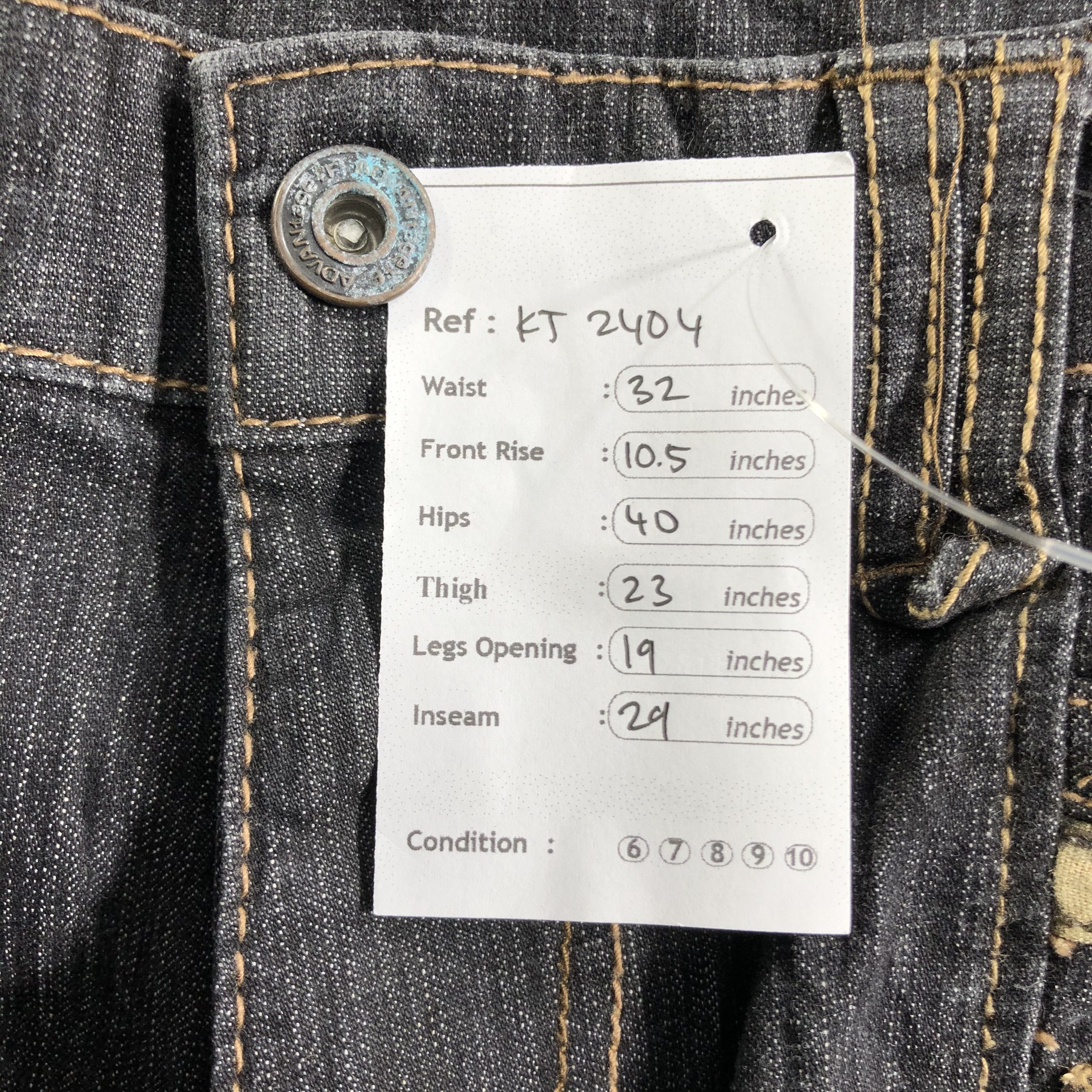 Japanese Brand Vintage Japanese Brand Bush Pants Jeans KJ2404 Size US 30 / EU 46 - 8 Thumbnail