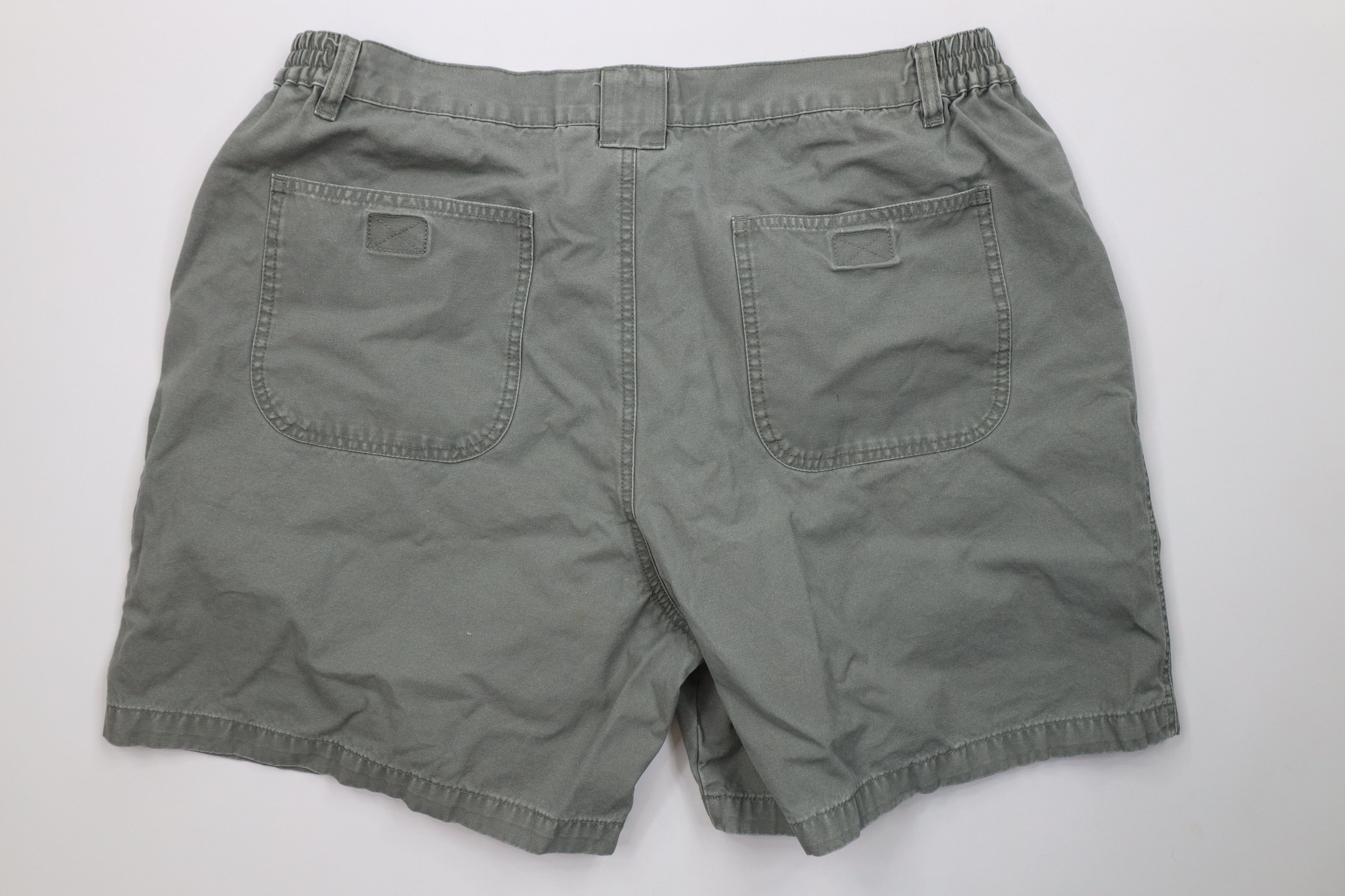 Cabelas Vintage Cabelas Above Knee Hiking Trekking Shorts Green Size US 36 / EU 52 - 9 Thumbnail