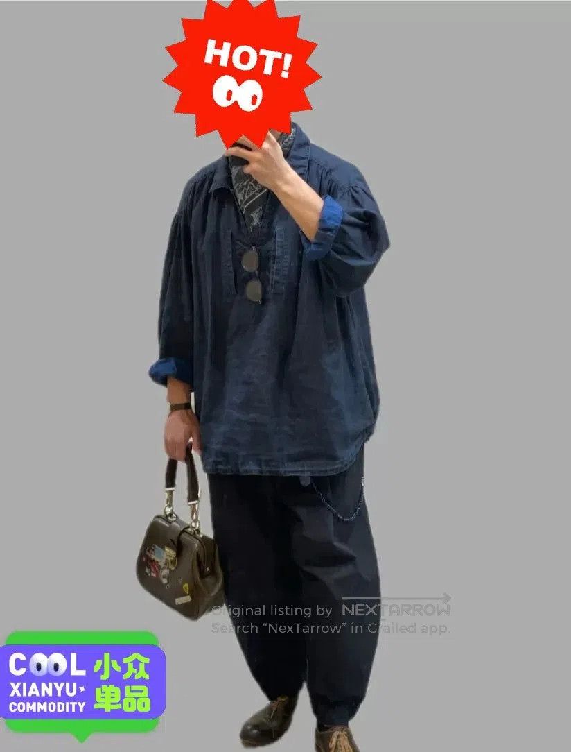 Porter Classic Porter Classic Farmers Linen Overshirt. Size US M / EU 48-50 / 2 - 8 Thumbnail