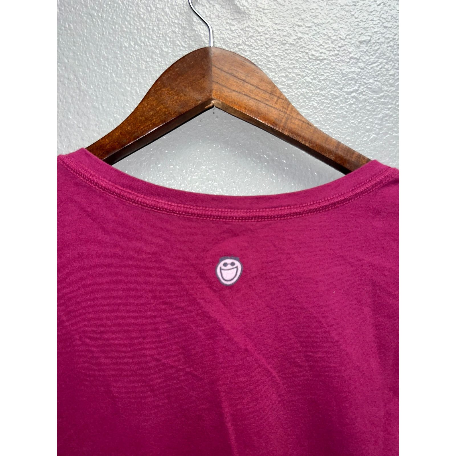 Vintage Womens Life Is Good Baseball Shirt Purple Pink Softball Top Size L / US 10 / IT 46 - 6 Thumbnail