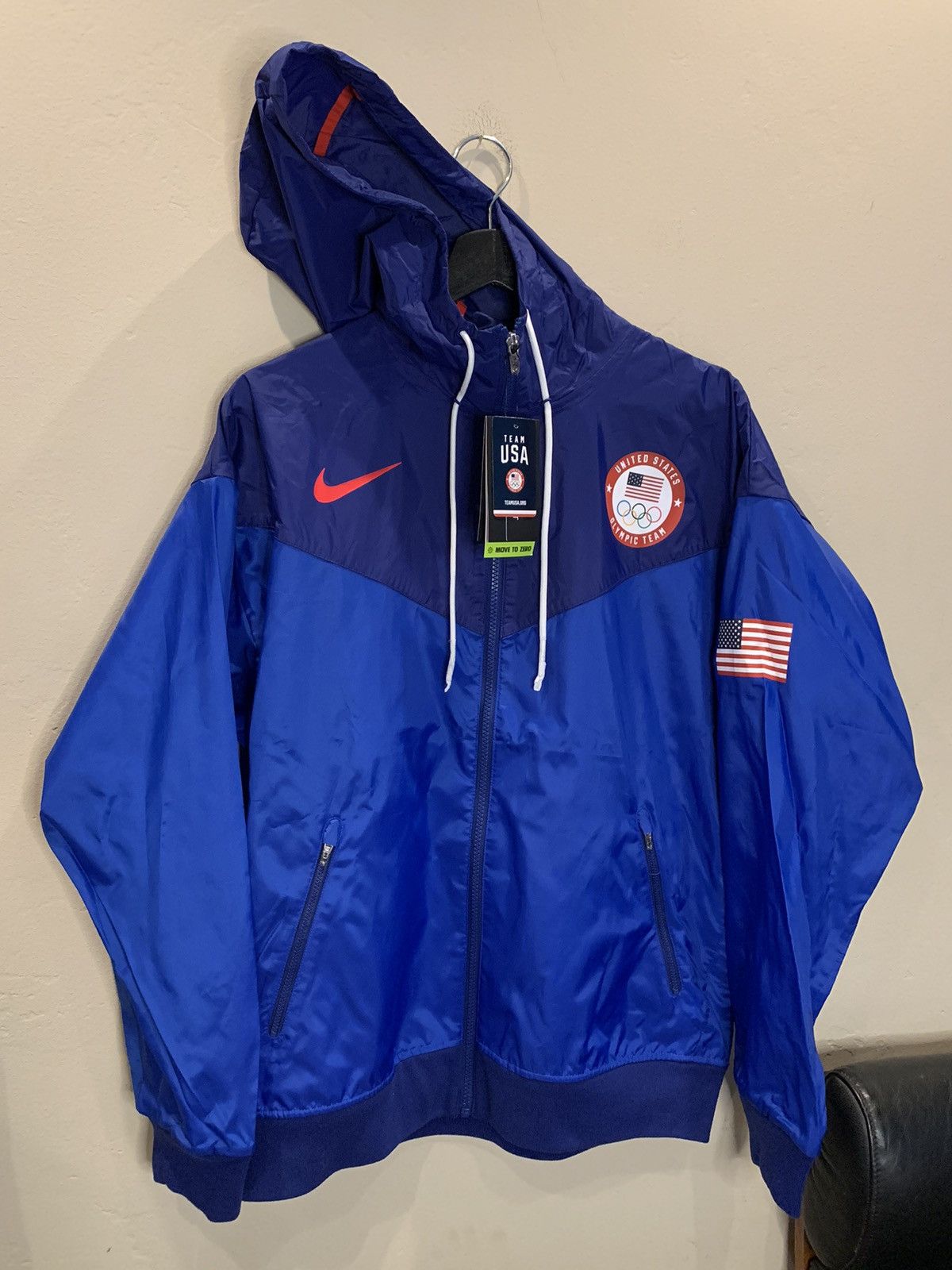Designer *RARE* New Nike Team USA Olympics United States Zip Jacket M Size US M / EU 48-50 / 2 - 1 Thumbnail