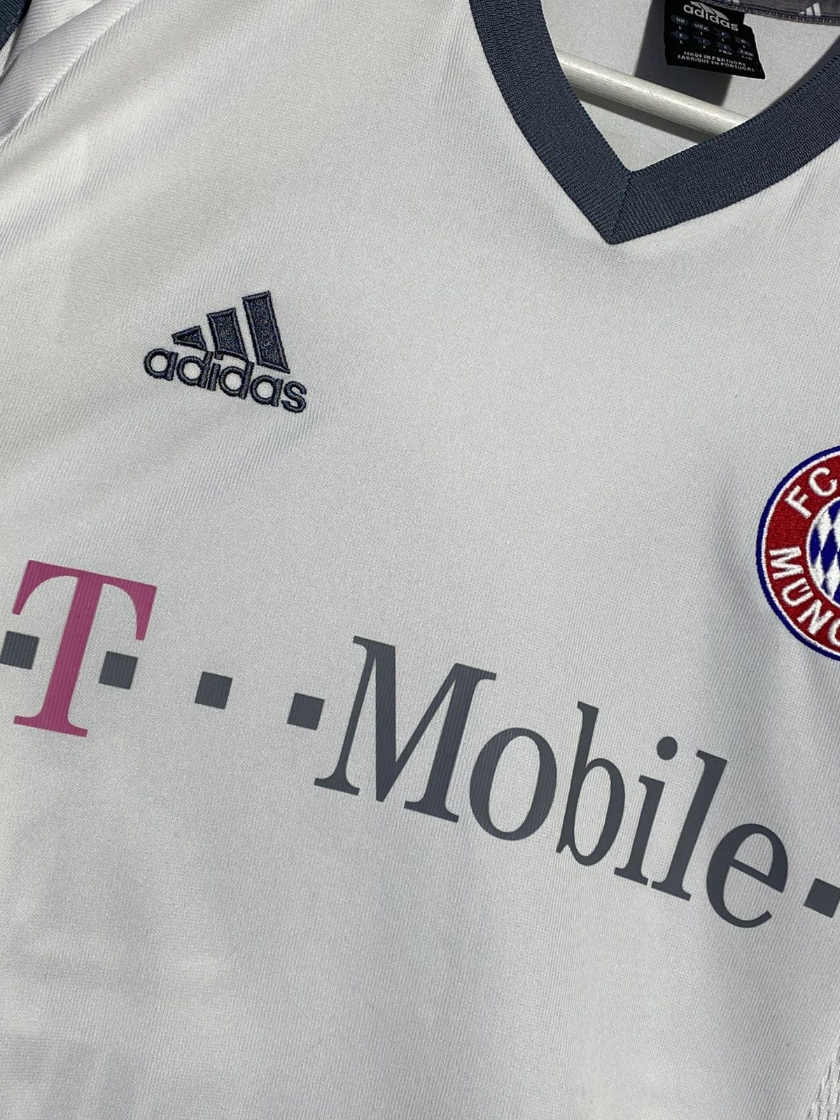 Adidas #24 Santa Cruz Bayern Munchen 2002/03 Away Adidas Jersey Size US L / EU 52-54 / 3 - 3 Thumbnail