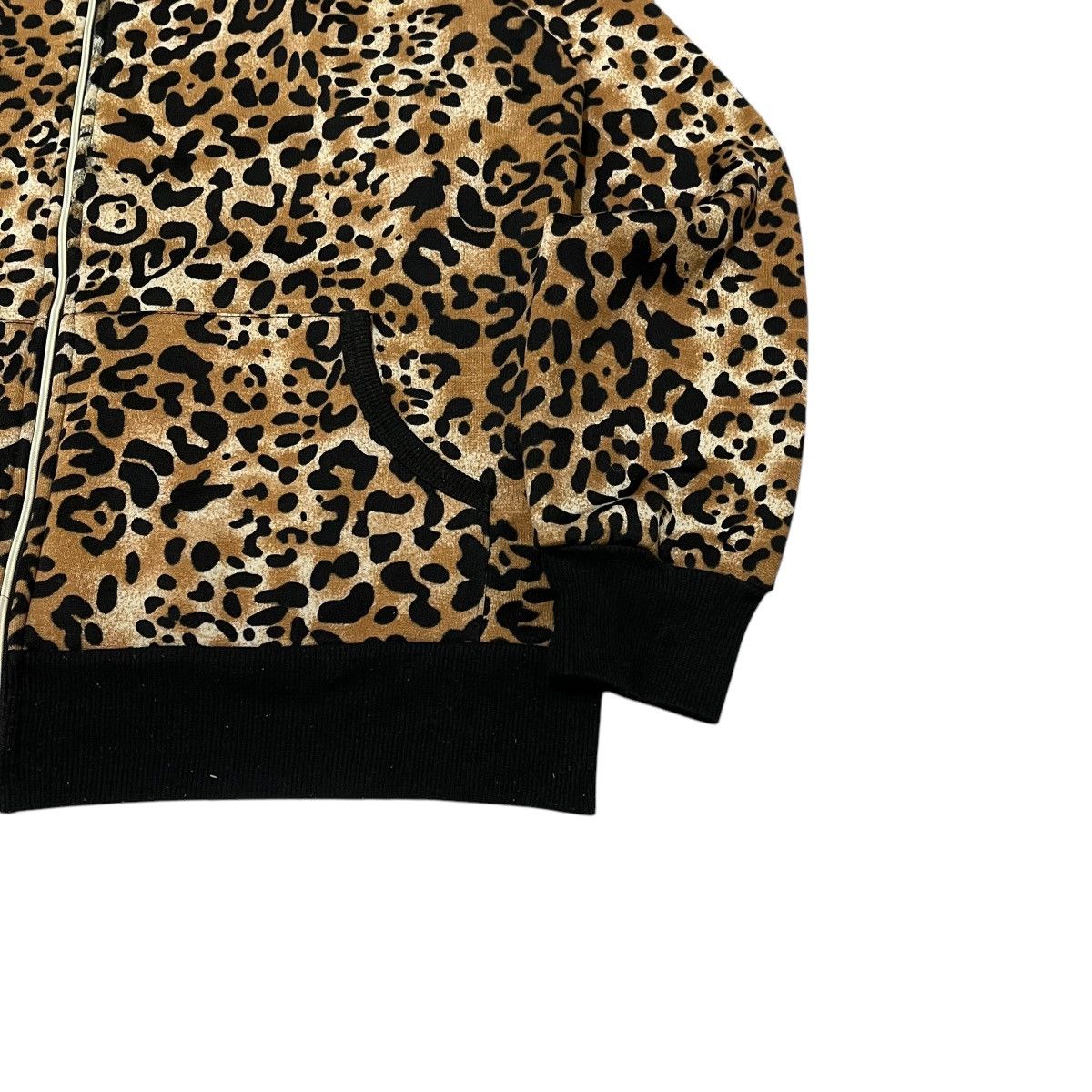 Y2K Leopard Fur Hoodie