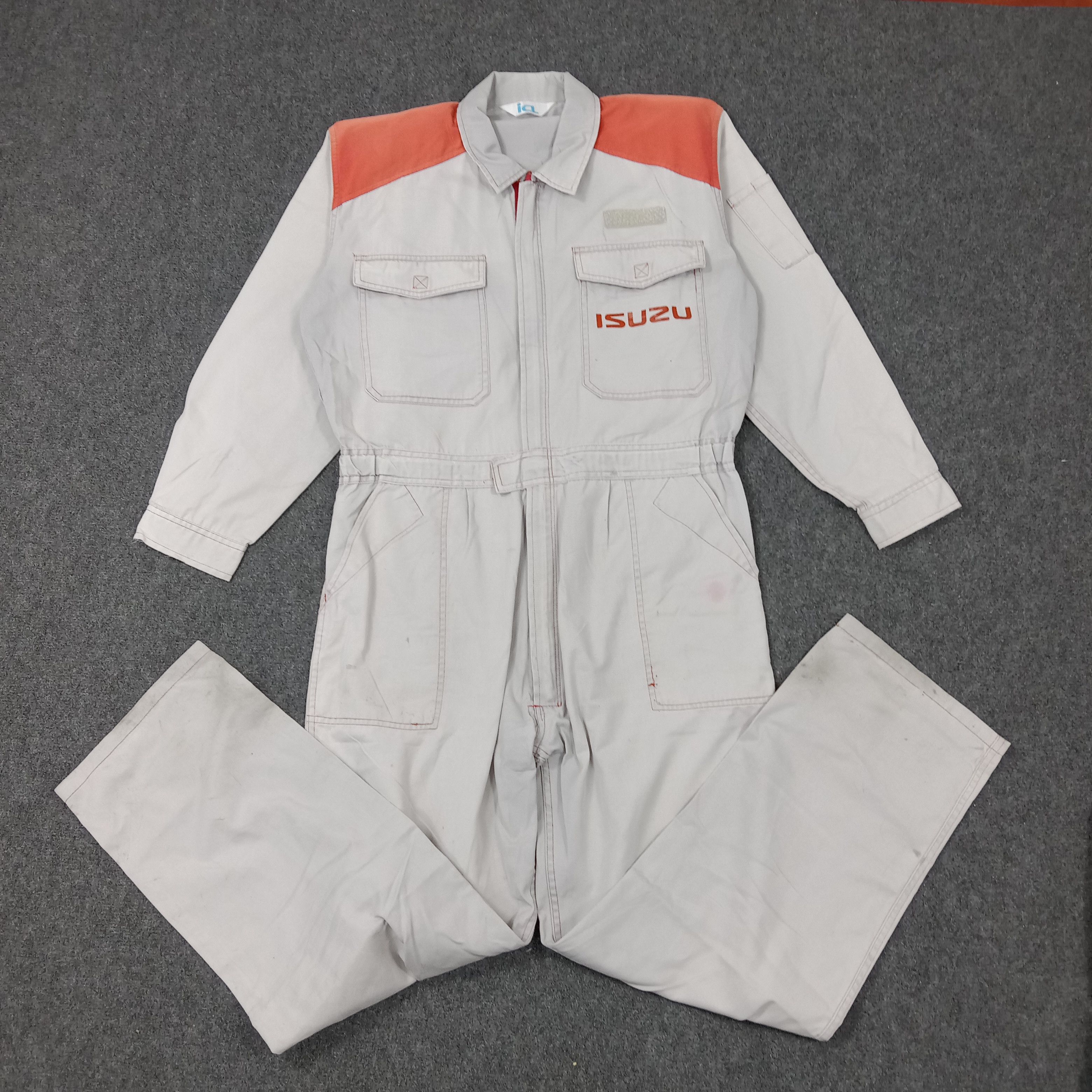 Japanese Brand × Vintage ISUZU Japanese Brand Racing Workwear Coverall Jacket Size US L / EU 52-54 / 3 - 5 Thumbnail