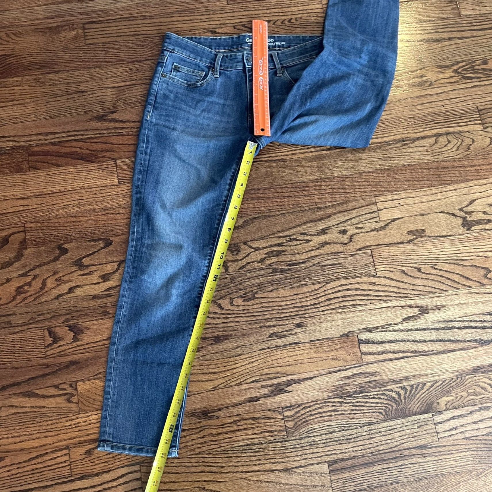 Gap VINTAGE Gap Girlfriend Blue Jeans Women Size 6 Regular Rise 11 in 30 in Waist 26 in Inseam 26 in Pants Denim Size 28" / US 6 / IT 42 - 5 Thumbnail