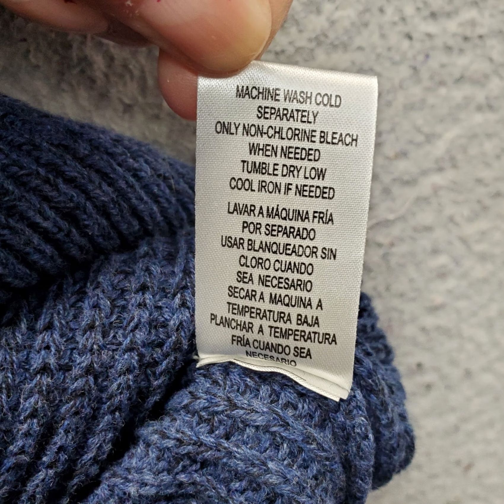 Weatherproof VINTAGE Weatherproof Sweater Mens M Blue Navy Chunky Knit Shawl Collar Pullover Size US M / EU 48-50 / 2 - 6 Thumbnail