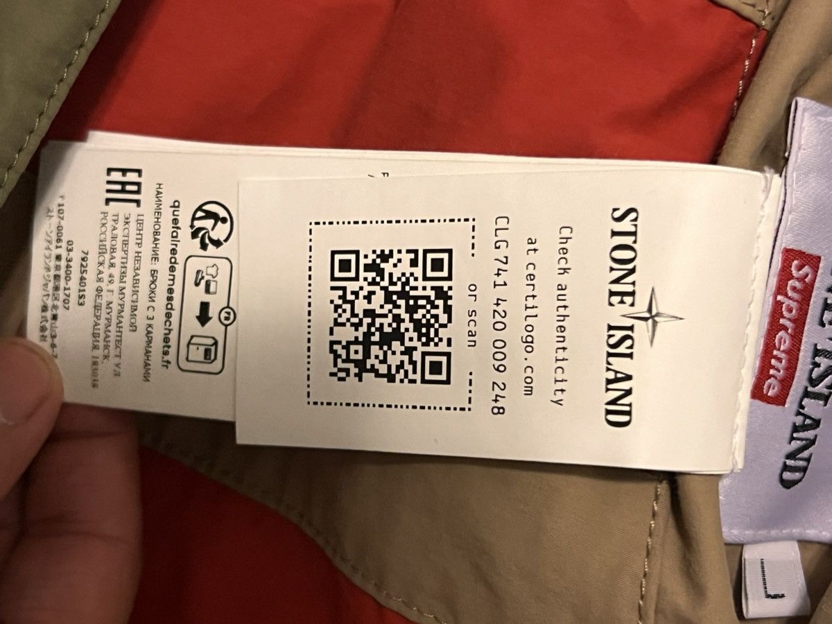 Stone Island × Supreme Supreme Stone Island FW23 reversible down jacket Size US L / EU 52-54 / 3 - 4 Thumbnail