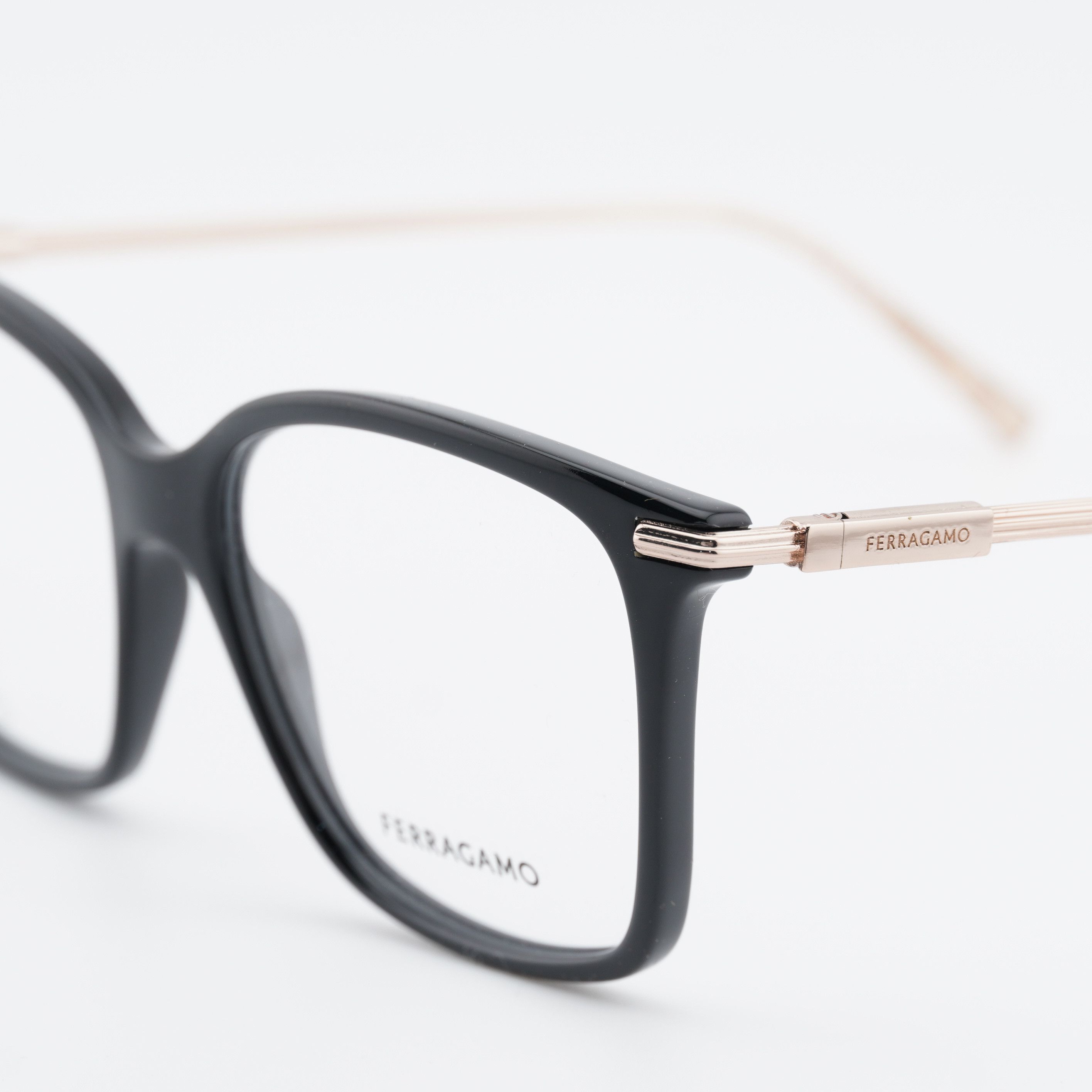 Salvatore Ferragamo Salvatore Ferragamo SF2992 001 Eyeglasses Black 53mm Square Size ONE SIZE - 2 Thumbnail