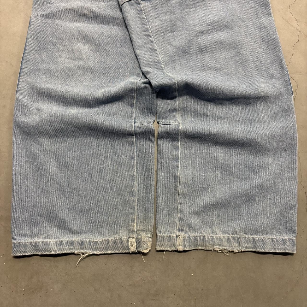 Vintage Crazy Vintage Y2K/2000s Super Baggy Wideleg Skater Style Medium Wash Denim Jeans that unzip into Shorts! Size US 30 / EU 46 - 3 Thumbnail