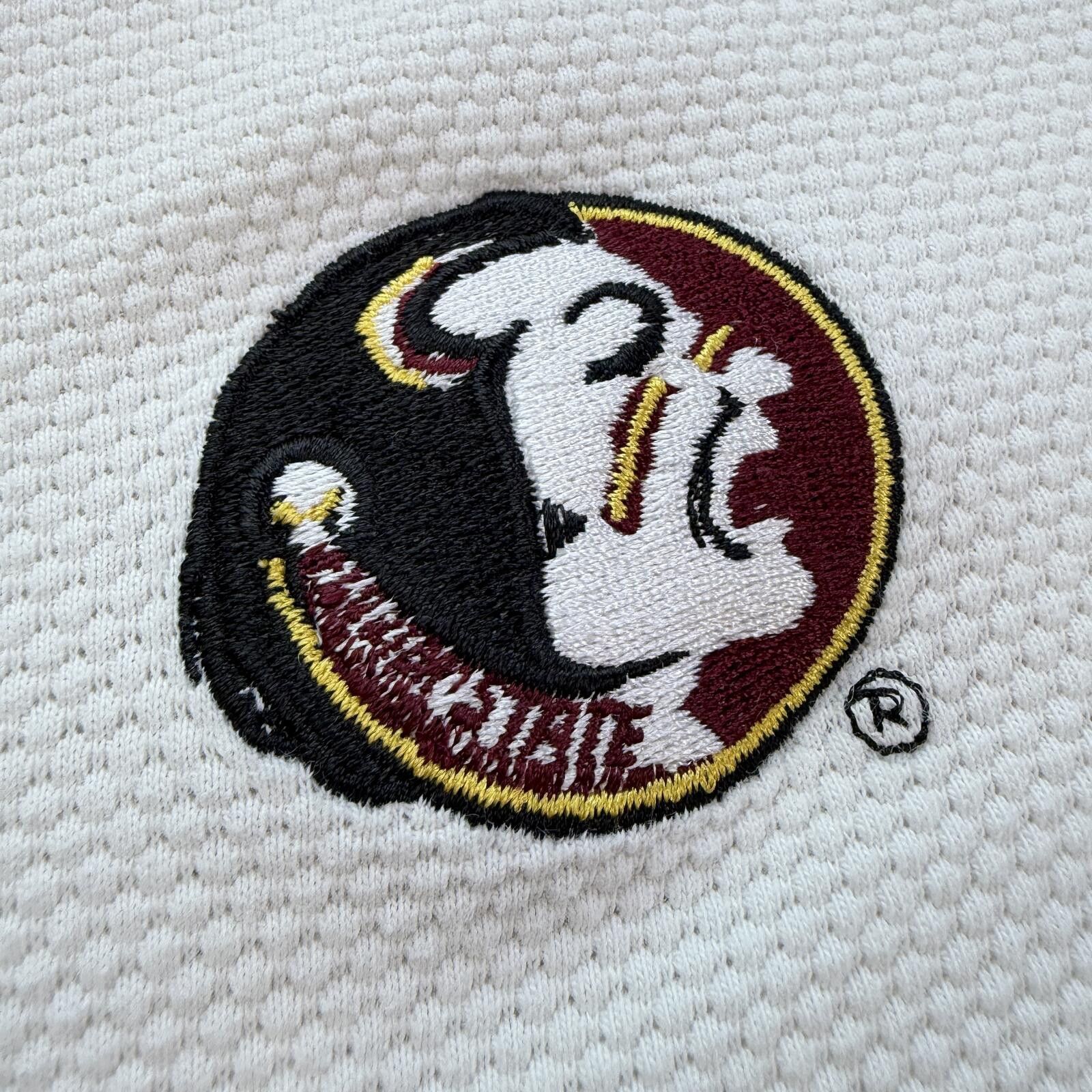 Other Vintage Florida State Seminoles Textured Polo Shirt XL FSU Size US XL / EU 56 / 4 - 4 Thumbnail