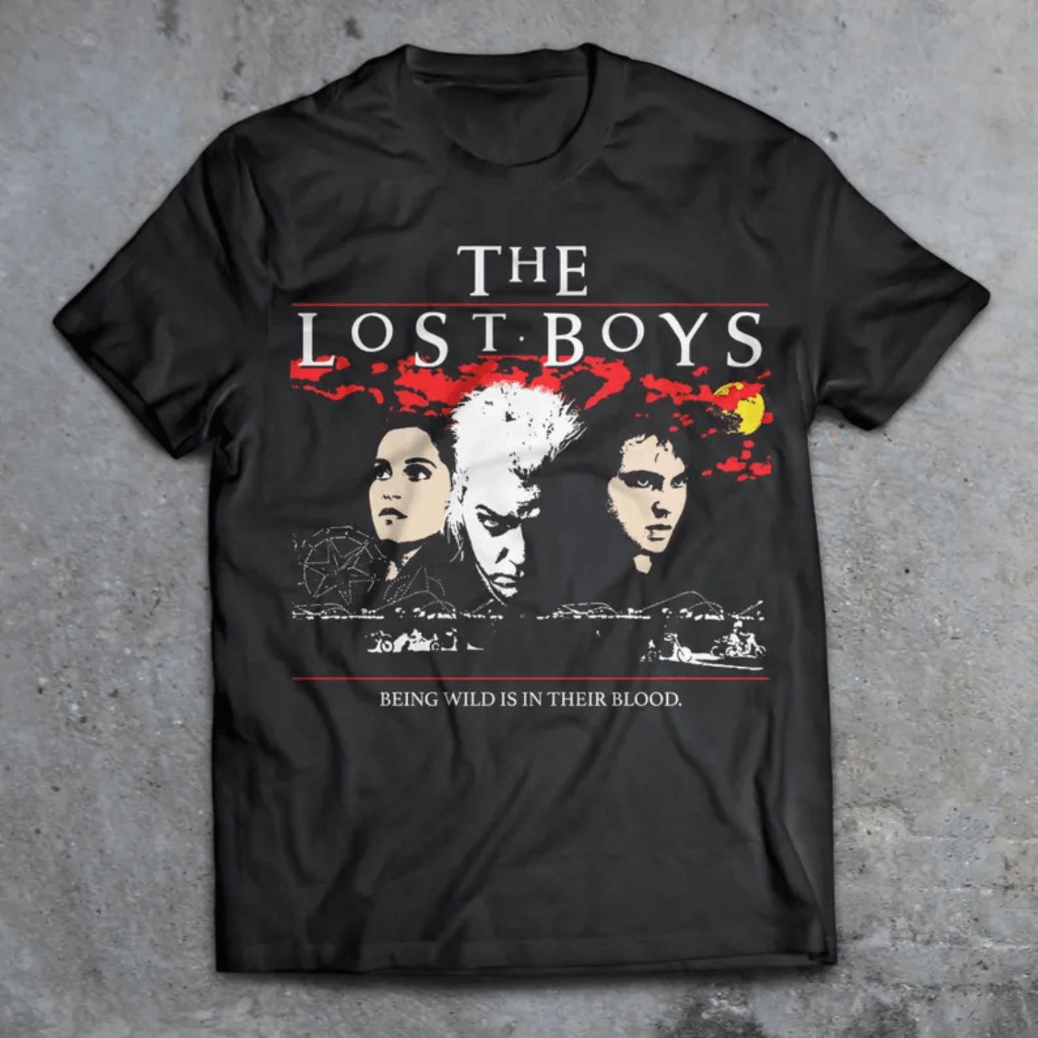 Vintage The Lost Boys 1987 Horror T-Shirt, Movie Horror Shirt Size US L / EU 52-54 / 3 - 1 Thumbnail