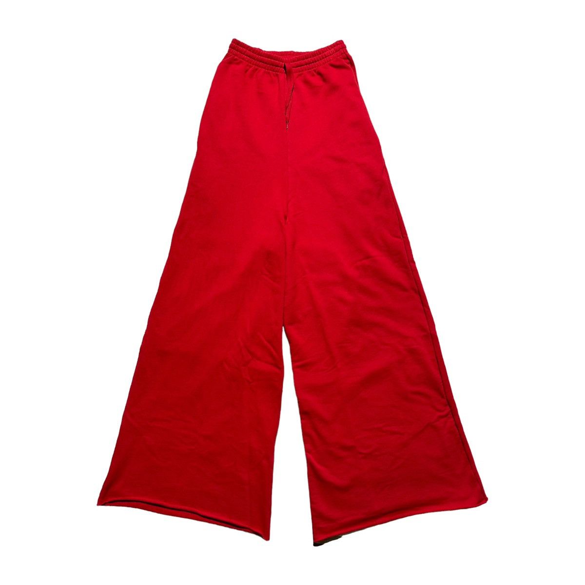image of Vetements Ss19 Double Wide Leg Sweats in Red, Men's (Size 32)