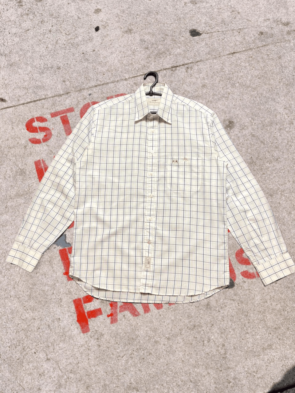 Burberry THOMAS Burberrys pattern shirt elegant classic logo cuffs Size US M / EU 48-50 / 2 - 1 Thumbnail