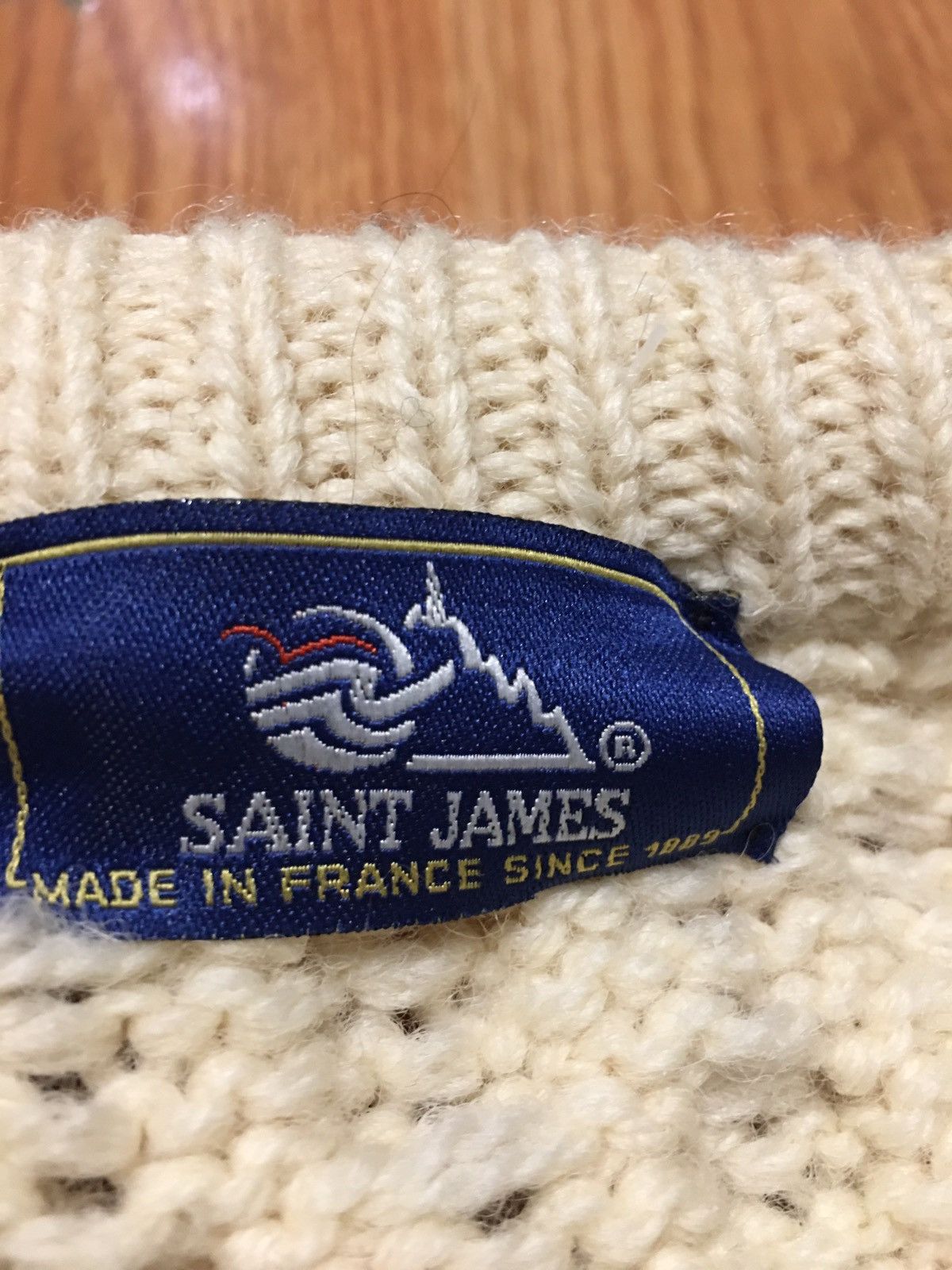 Saint James Saint James Pure New Wool Heavy Knit Sweater Size XL Size US XL / EU 56 / 4 - 5 Thumbnail