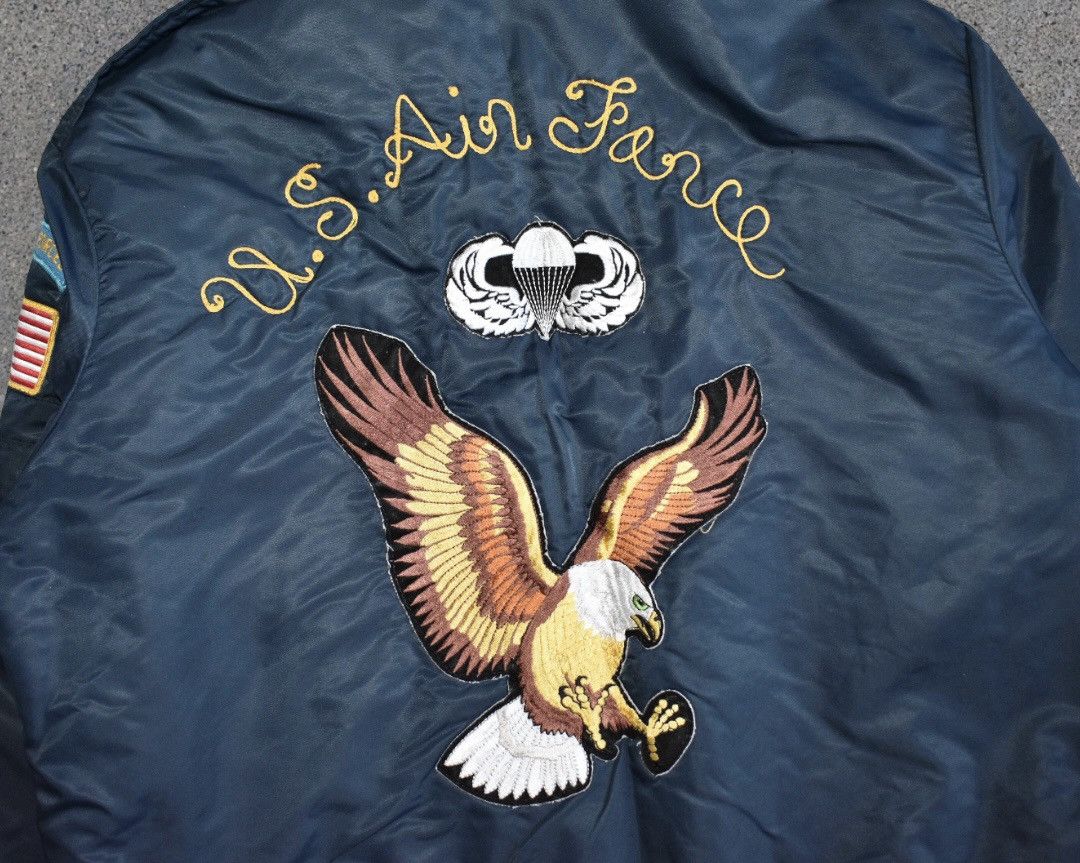 Vintage Vintage Air Force ‘Chief’ Chain-stitched Flight Jacket (L) Size US L / EU 52-54 / 3 - 3 Thumbnail