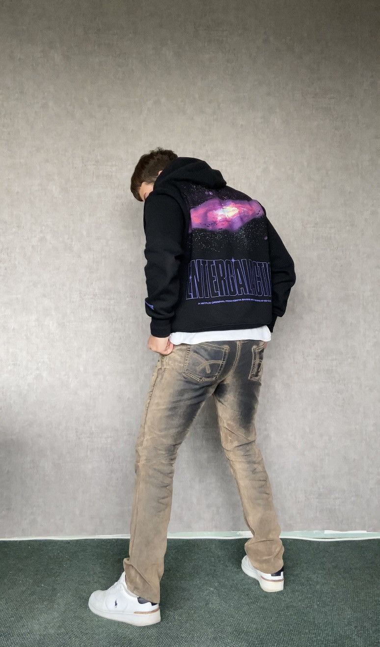 If Six Was Nine × Japanese Brand Vintage Y2K Faded Waxed Jeans Size US 34 / EU 50 - 2 Thumbnail