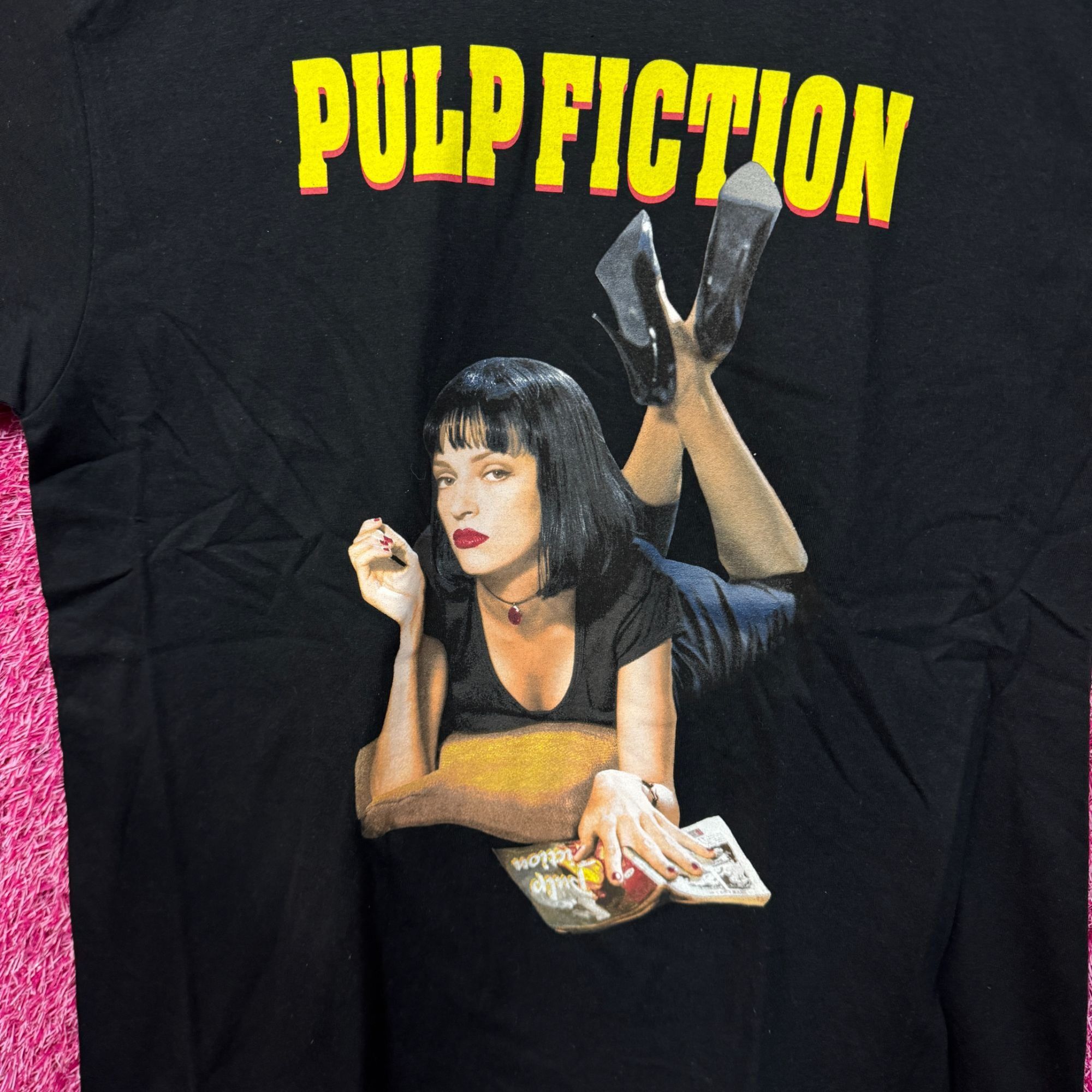 Other Pulp Fiction Uma Thurman's Mia Wallace Movie Poster Tee M Size US M / EU 48-50 / 2 - 2 Thumbnail