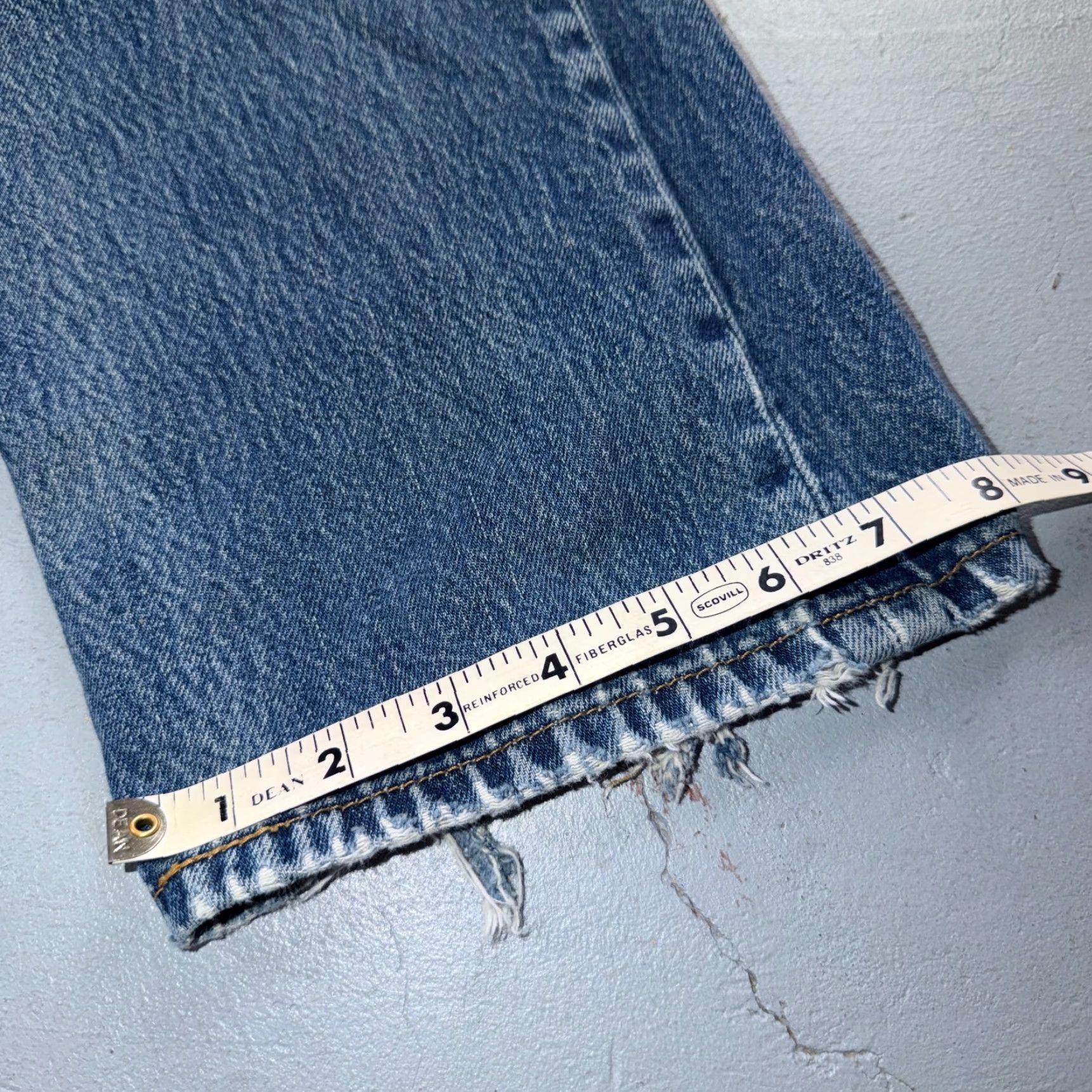 Levi's Levi's 501 Vintage 90s USA Y2K Straight Leg Jeans Blue Light Wash 33x34 Act 31x31 XX 501 Series Levis Size US 33 - 5 Thumbnail