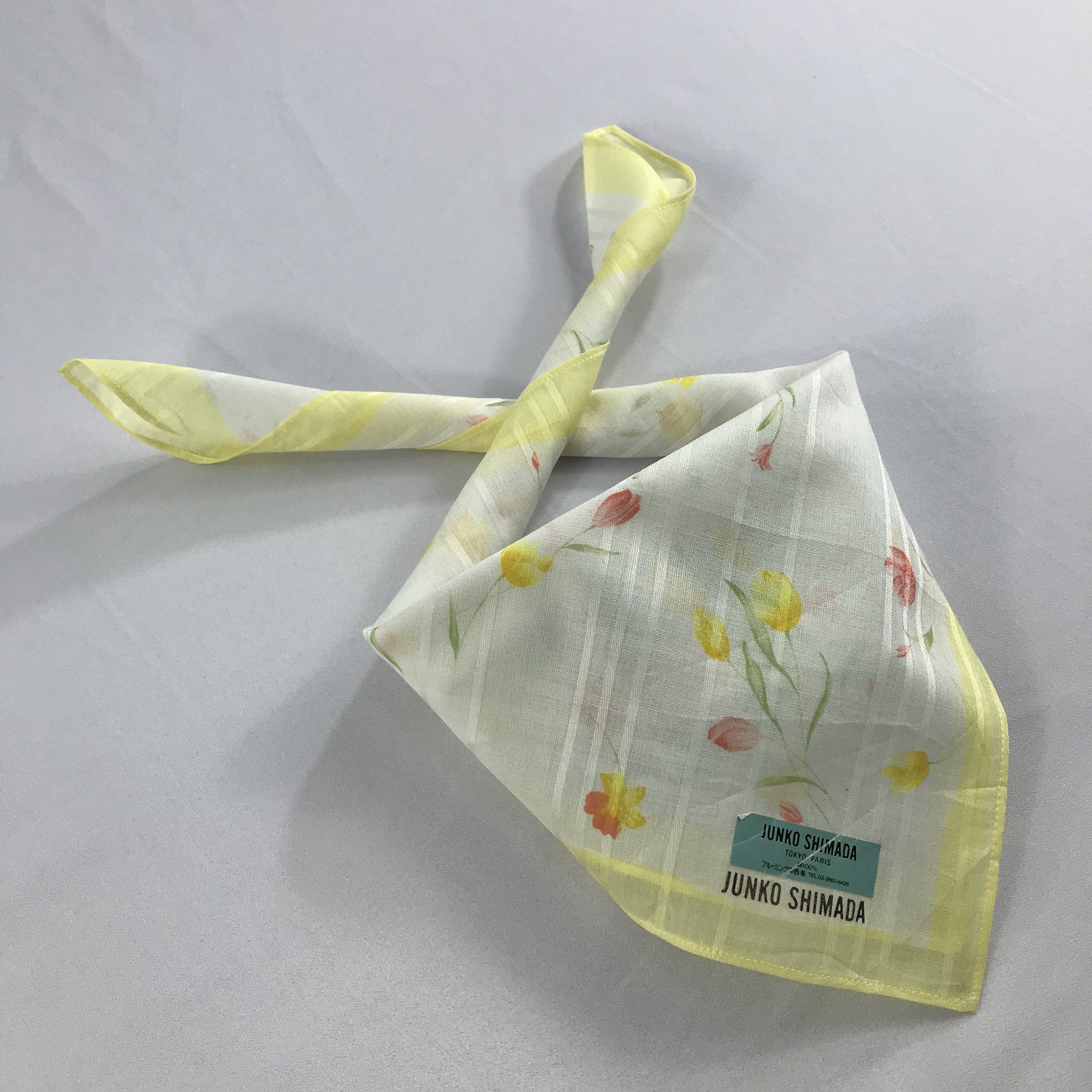 Junko Shimada × Vintage Junko Shimada Bandana / Handkerchief / Neckerchief - S2608 Size ONE SIZE - 4 Thumbnail