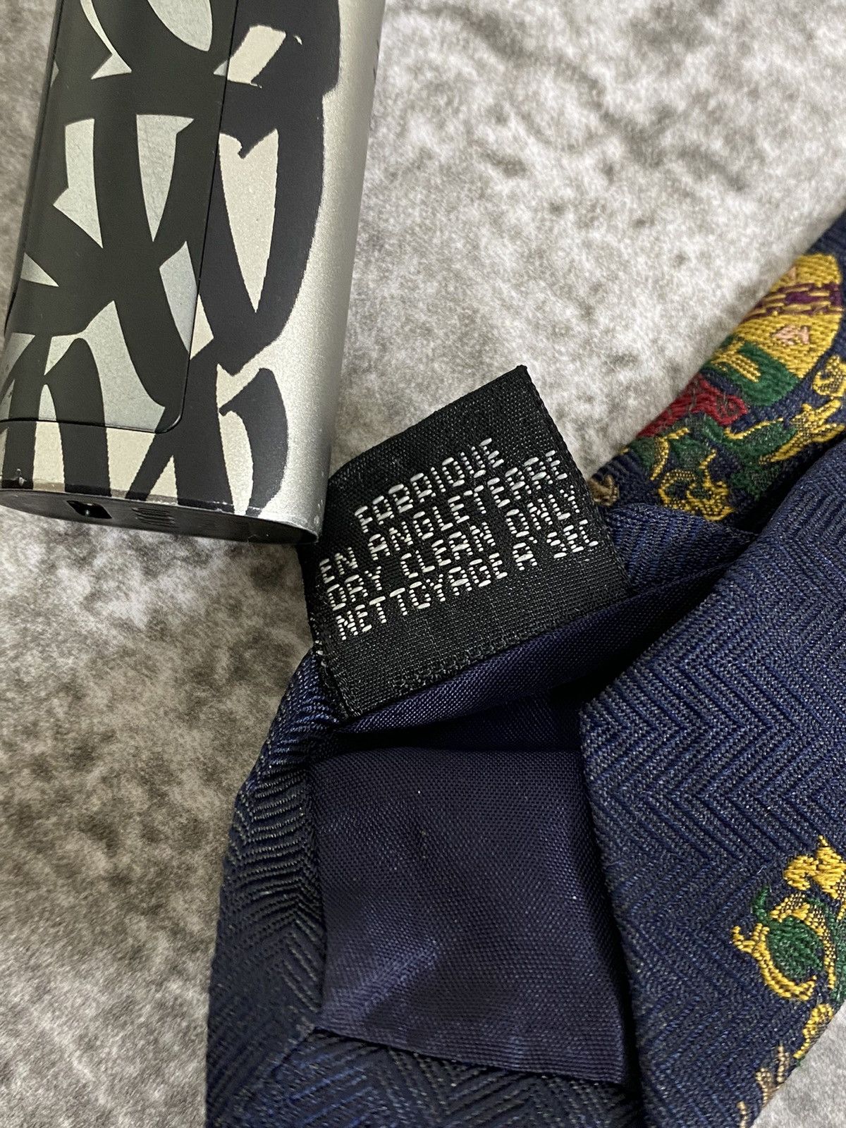 Burberry 90s Burberrys Logo Silk Tie Size ONE SIZE - 8 Thumbnail