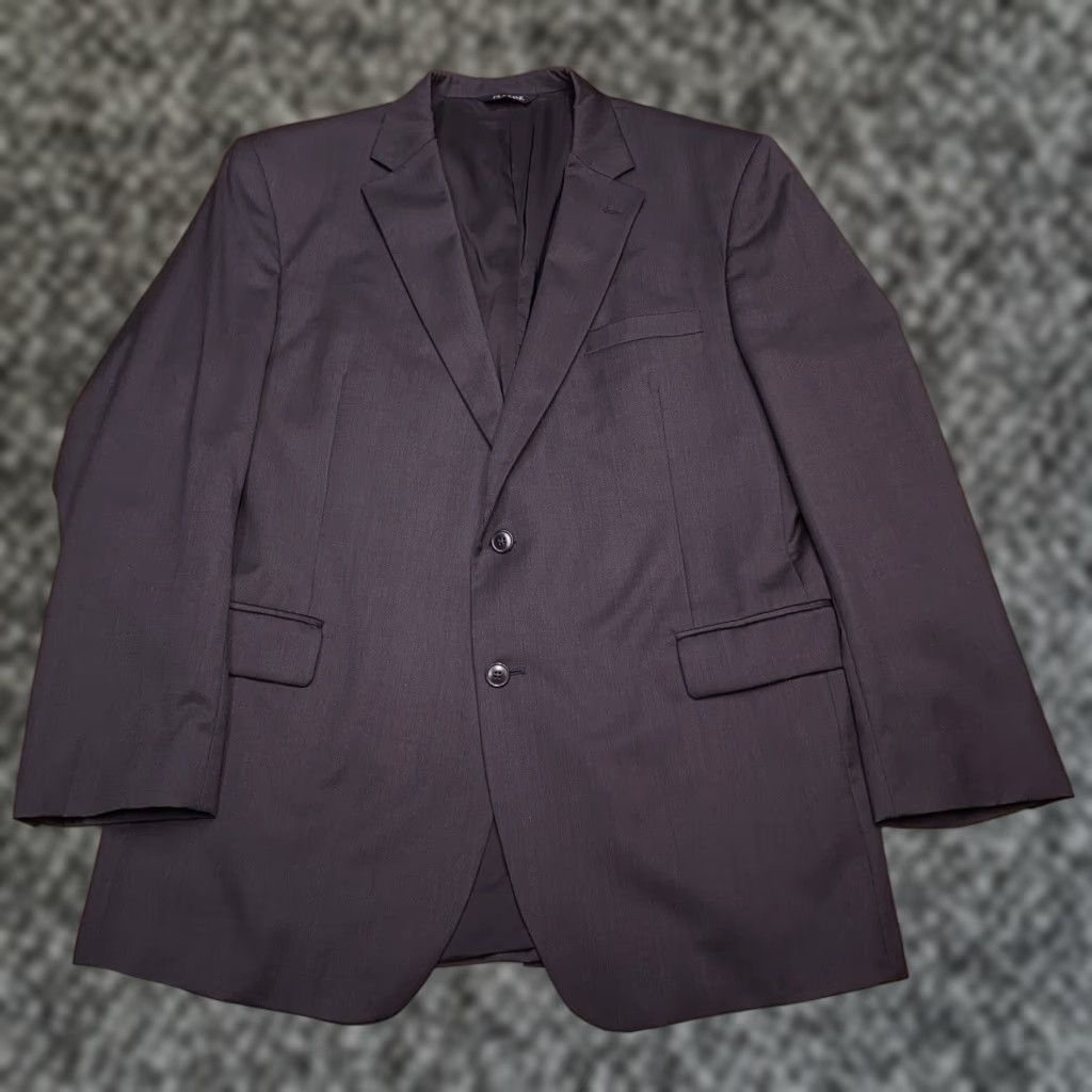 Jos. A. Bank Jos. A. Bank Travelers Collection Blazer Men 46 Long Gray Wool Sport Coat Size 46R - 1 Thumbnail