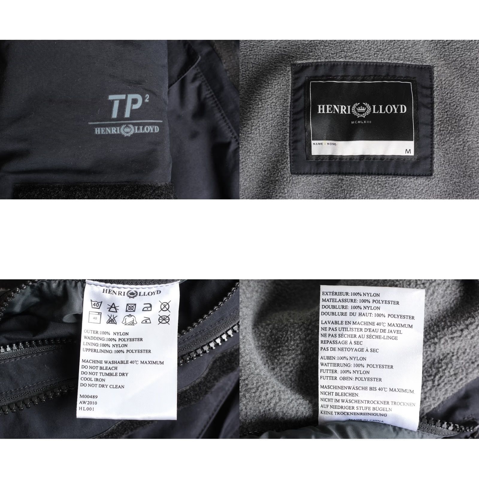Henri Lloyd Henri Lloyd TP2 Offshore Sailing Jacket Men Hooded Padded Yachting MJ6220 Size M Dark Blue Size US L / EU 52-54 / 3 - 8 Thumbnail