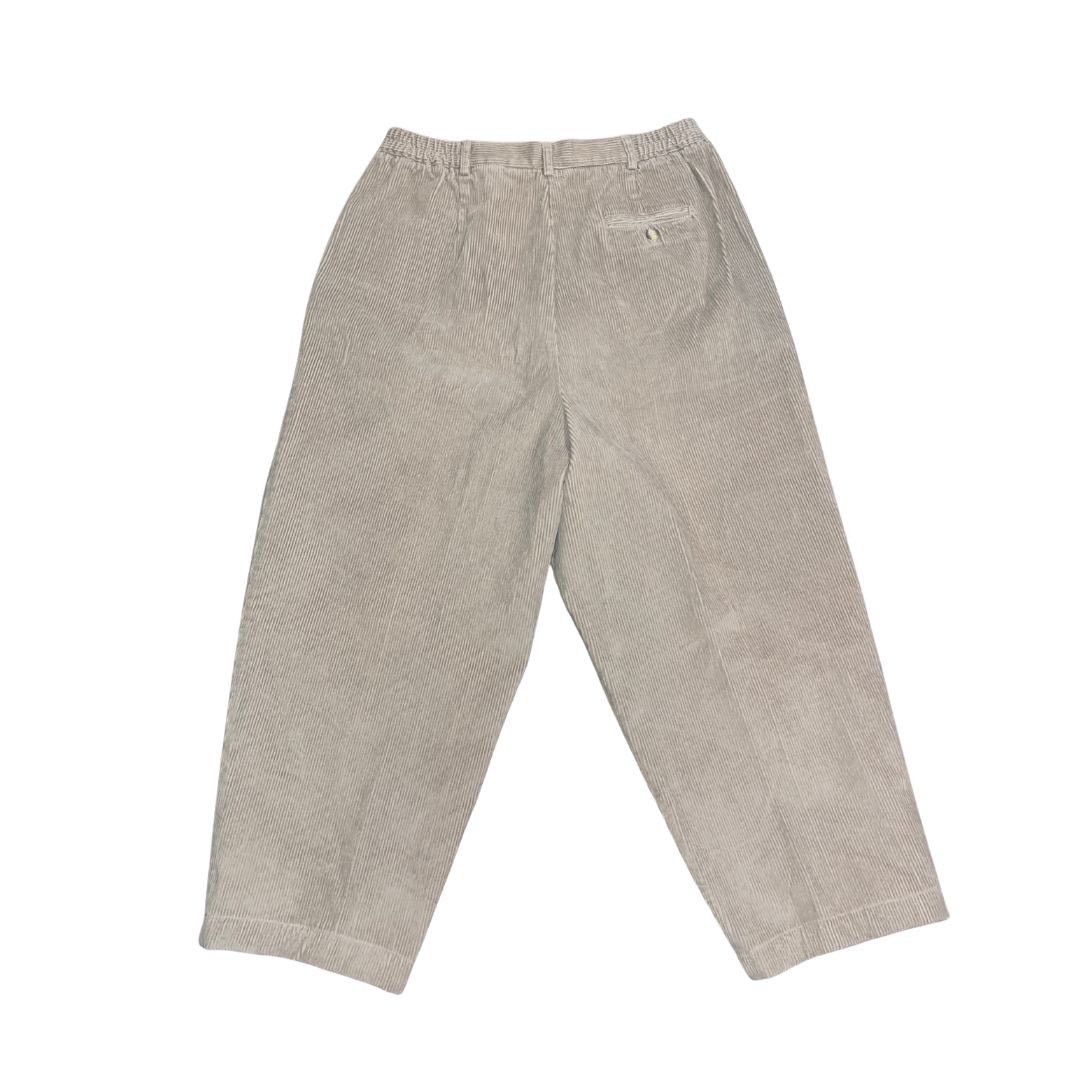Other Talbots Women High Rise Chunky Corduroy Pants 16 Vintage Size 38" / US 16 / IT 52 - 2 Thumbnail