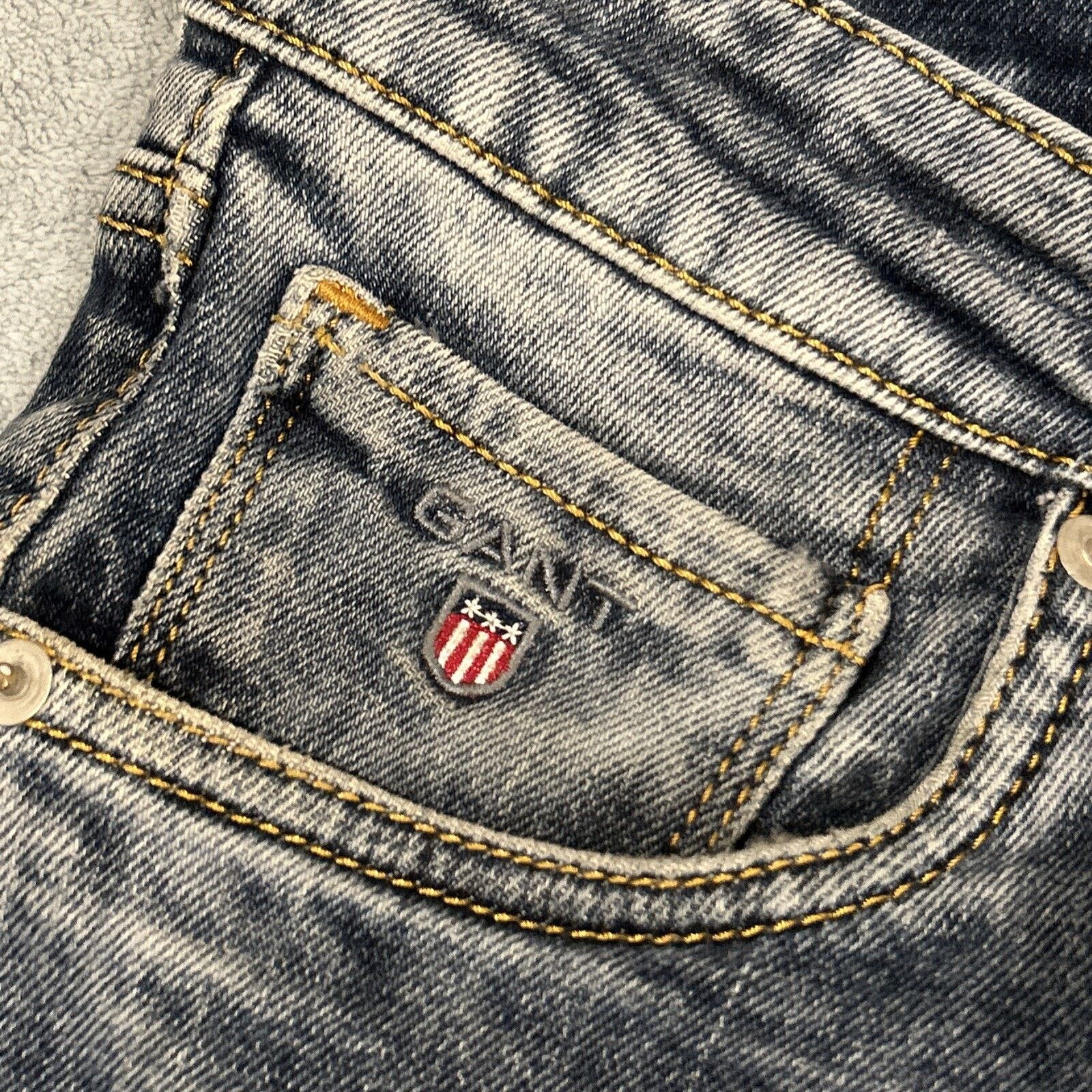 Gant Gant Jeans Mens 34x26 Straight loose Classic Student Western Size 34" / US 12 / IT 48 - 4 Thumbnail